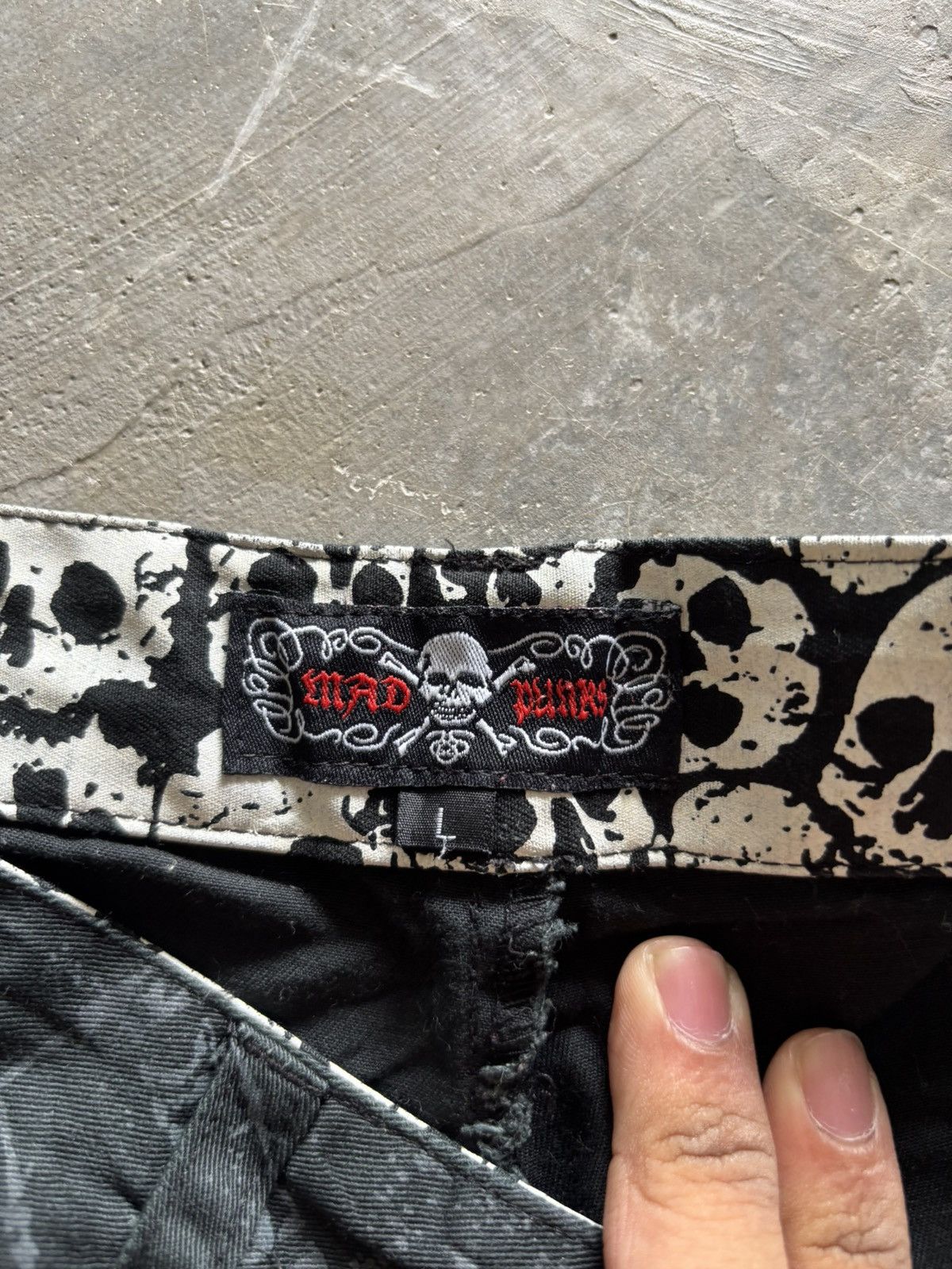 Sex Pot ReVeNGe CRAZY FLARE BONDAGE SEDITIONARIES JAPAN MAD PUNKS SKULL POEM Size US 30 / EU 46 - 5 Thumbnail