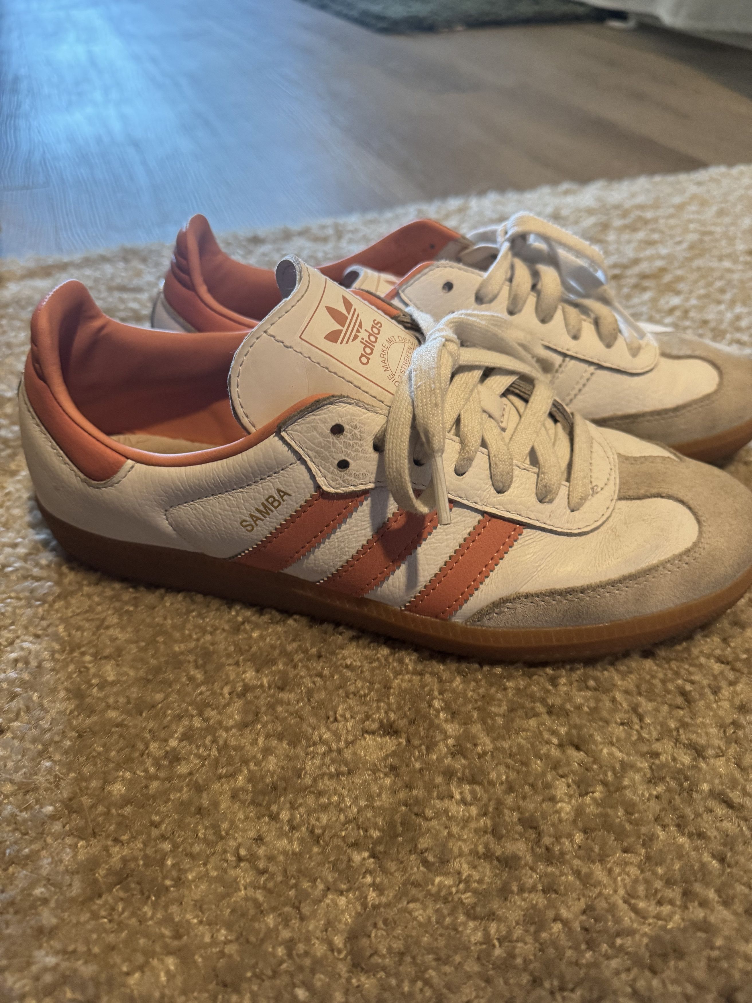 Adidas adidas Samba OG Sneaker in White/Wonder Mauve/Off white Size US 9.5 / IT 39.5 - 2 Thumbnail