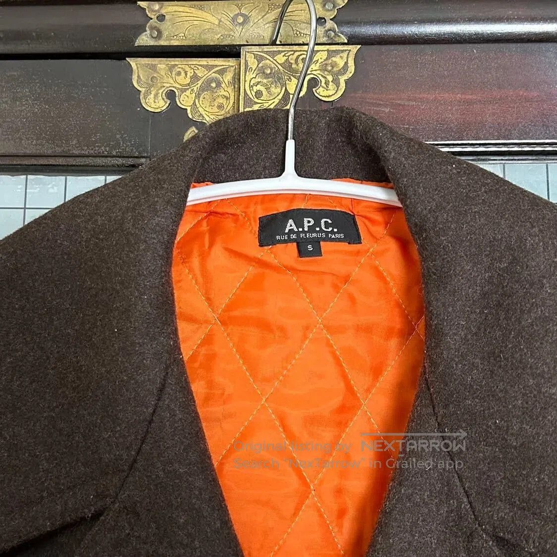 A.P.C. APC Vintage Wool Coat. Size M / US 6-8 / IT 42-44 - 4 Thumbnail