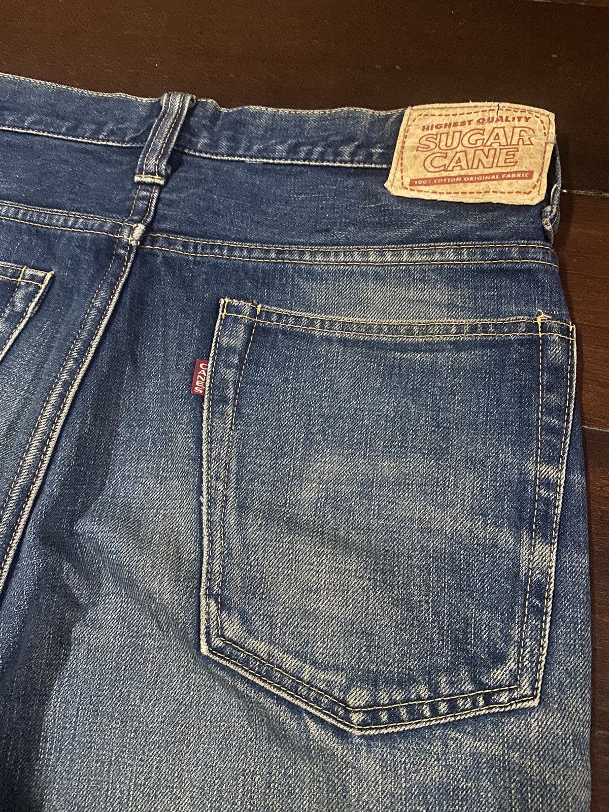 Sugar Cane AMAZING FIRE 🔥🔥 SUGAR CANE FLARE JEANS BOOT CUT Size US 32 / EU 48 - 14 Thumbnail