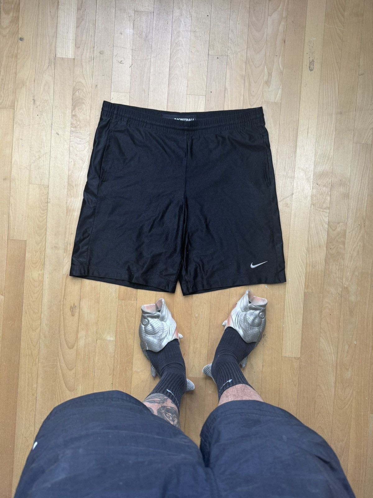 Nike × Vintage Vintage Nike Basketball Shorts 90s Made in USA Size US 32 / EU 48 - 1 Thumbnail