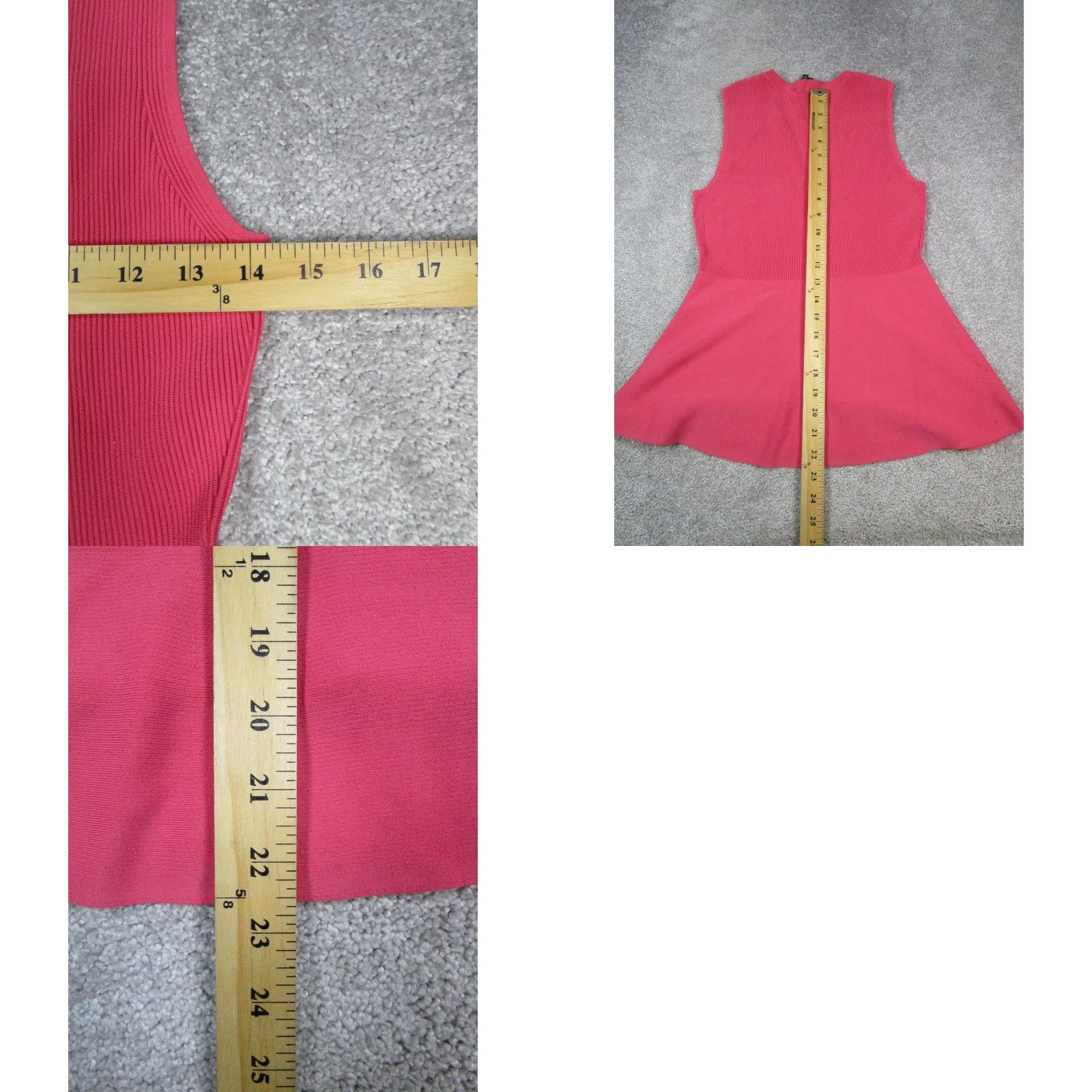 Theory Theory Shirt Womens Medium Pink Knit Blouse Size M / US 6-8 / IT 42-44 - 8 Thumbnail