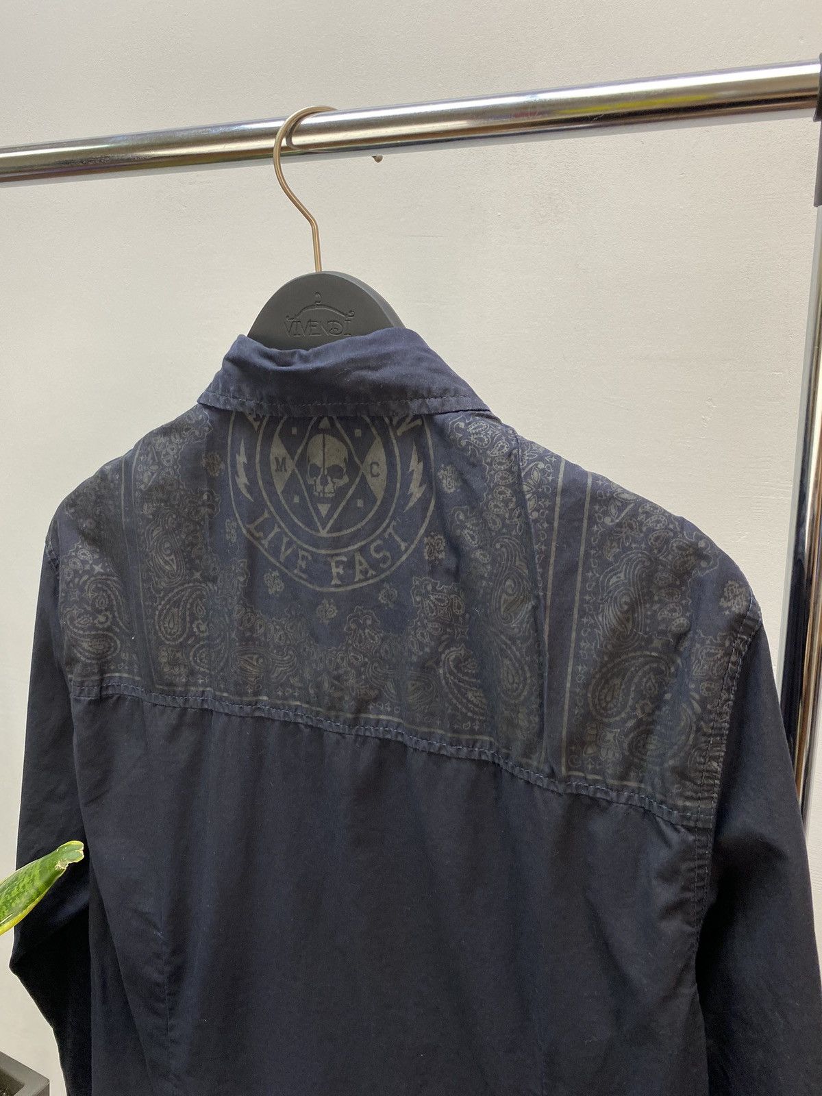 Other Crazy Y2K Affliction Cyber Grunge Button Up Shirt Size US L / EU 52-54 / 3 - 20 Thumbnail