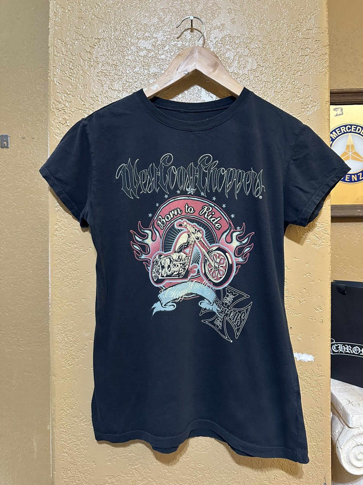 Harley Davidson × Vintage × West Coast Choppers 🖤 Y2K West Coast Choppers T Shirt Women Motorcycle Size S / US 4 / IT 40 - 1 Thumbnail
