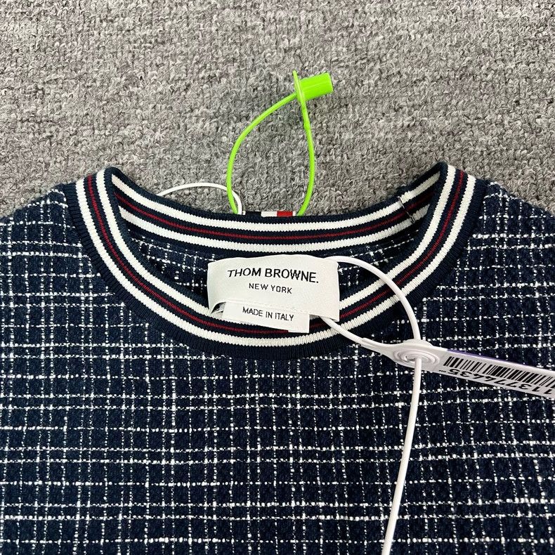 Thom Browne Thom Browne Short sleeves in plaid tweed Size XS / US 0-2 / IT 36-38 - 4 Thumbnail
