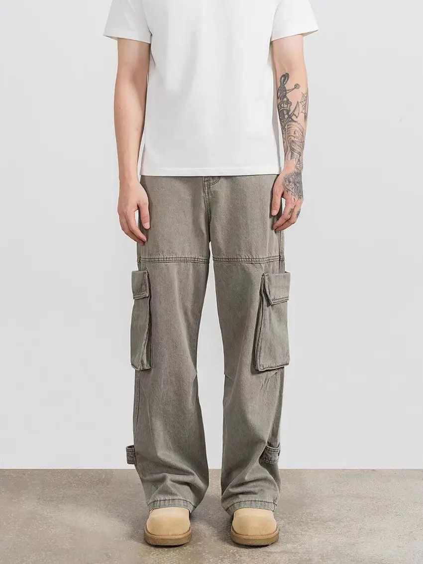 Designer × Japanese Brand Vintage Hip Hop Street Loose Casual Pants Size US 32 / EU 48 - 2 Thumbnail