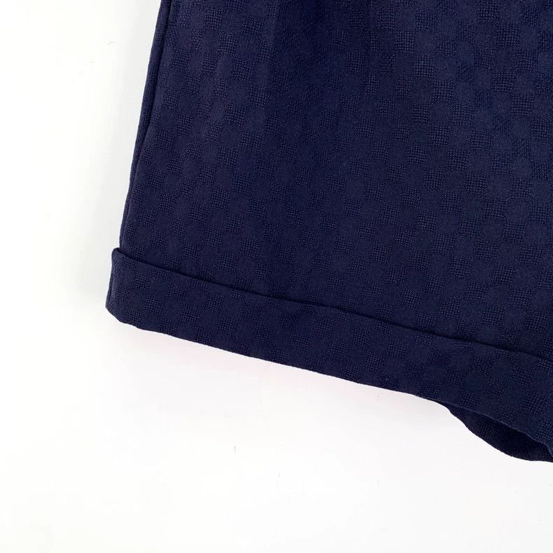 Gucci Gucci Dark blue checkerboard wool casual shorts 2506-Nextar Size 26" / US 2 / IT 38 - 4 Thumbnail