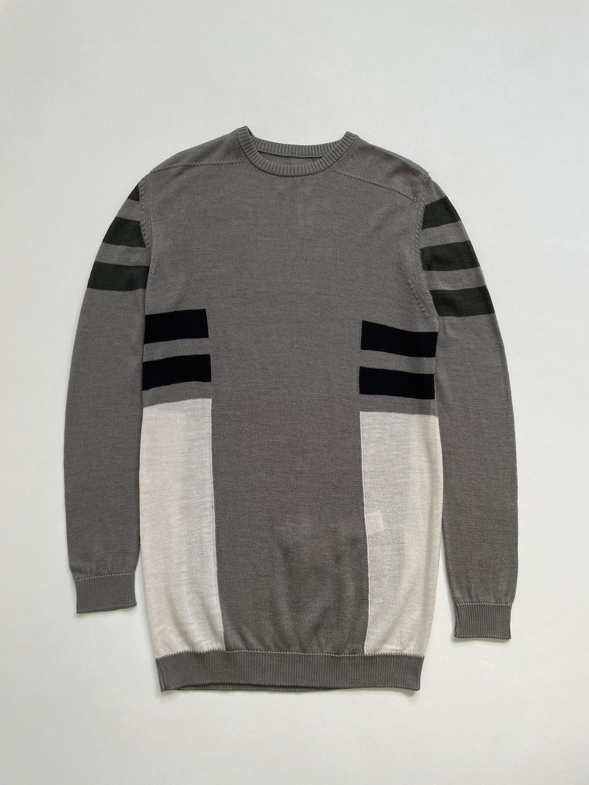 Rick Owens S/S 20 ‘Tecuatl’ Panelled Wool Sweater Size US M / EU 48-50 / 2 - 17 Thumbnail