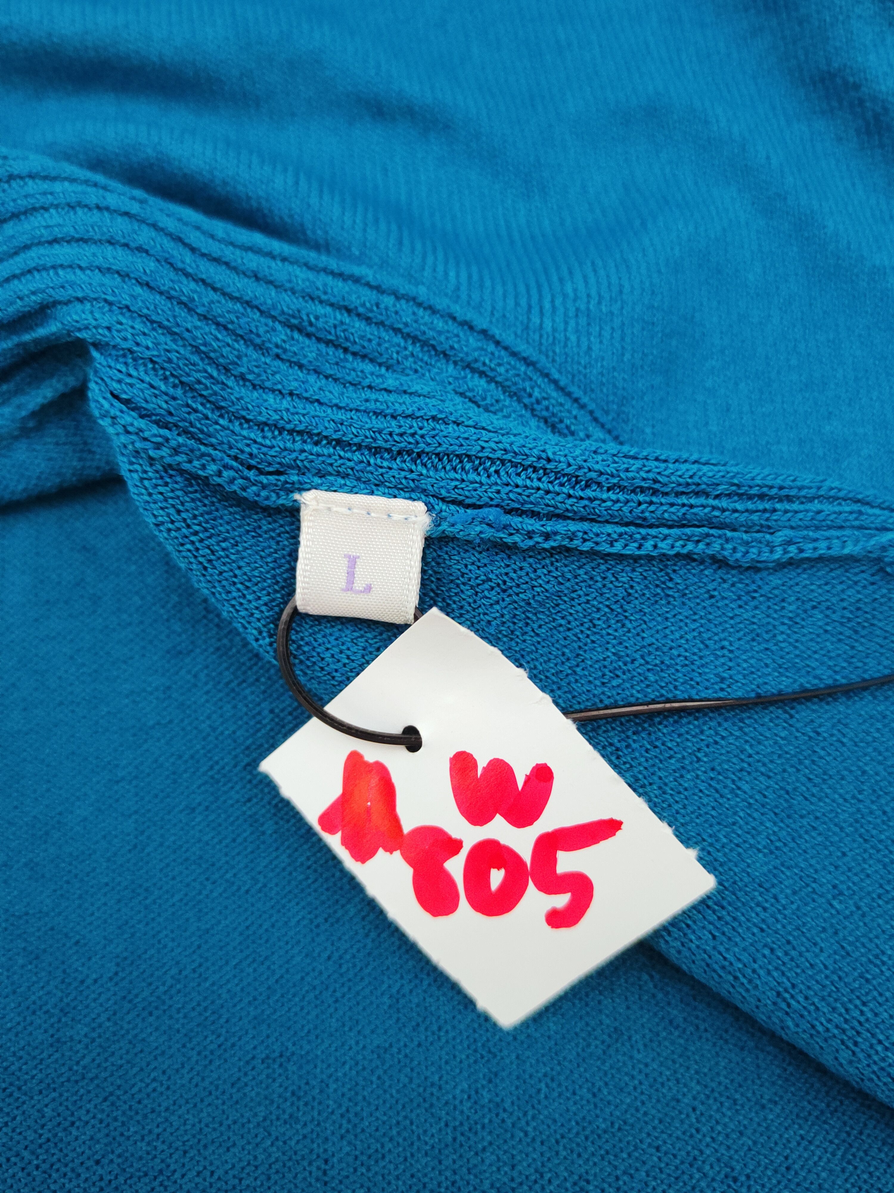 Homespun Knitwear × Japanese Brand Japanese Brand Blue Knitwear Cardigan #W805 Size L / US 10 / IT 46 - 11 Thumbnail