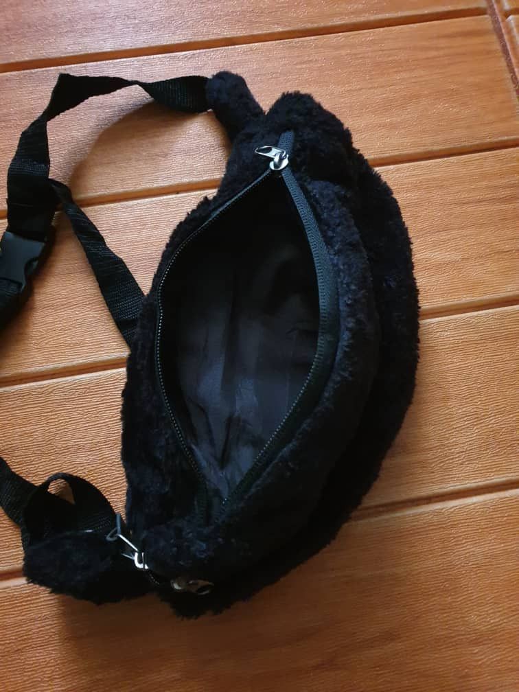 Ellesse Ellesse fur black sling bag Size ONE SIZE - 3 Thumbnail