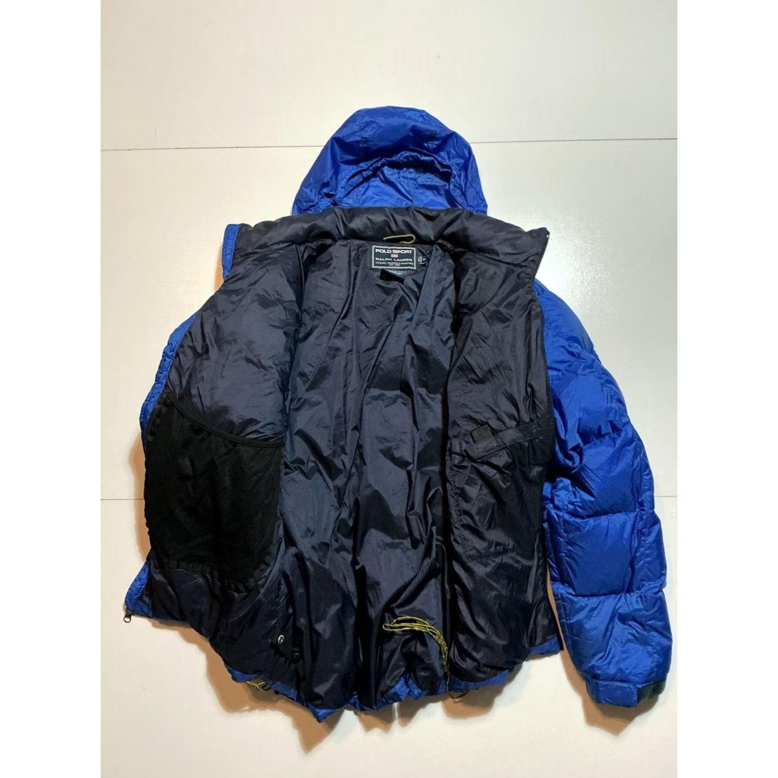 Polo Ralph Lauren VINTAGE Polo Sport Ralph Lauren Down Fill Blue Full Zip Hooded Puffer Jacket MD Size US M / EU 48-50 / 2 - 3 Thumbnail