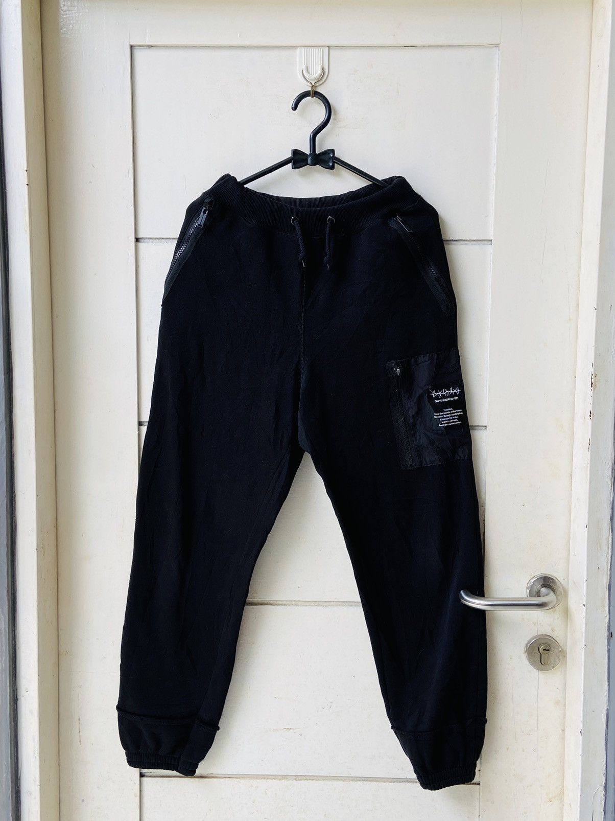 image of Gu x Undercover Black Jogger, Men's (Size 26)