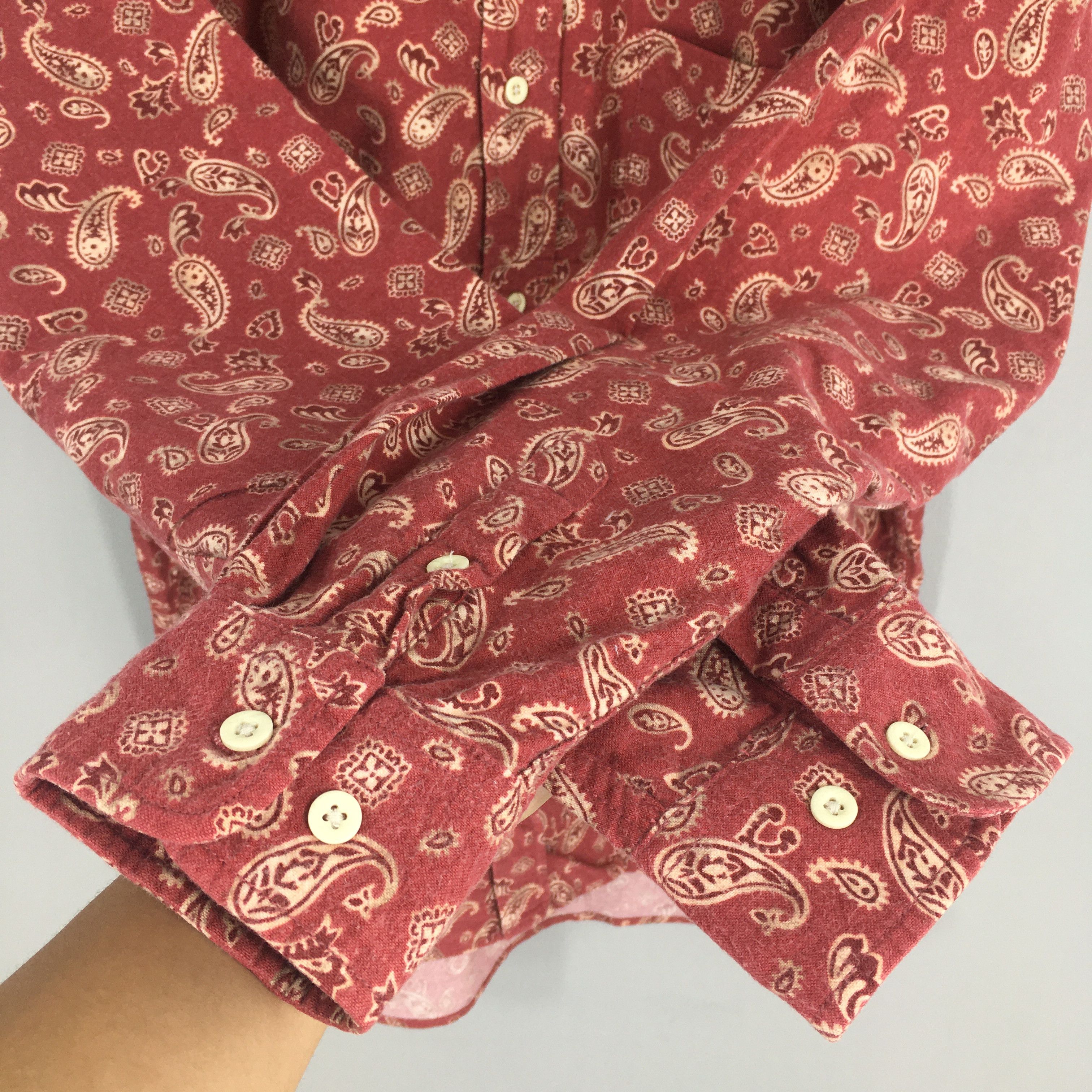 Vintage Vintage 80's Paisley Floral Shirt Casual Large Size US L / EU 52-54 / 3 - 5 Thumbnail