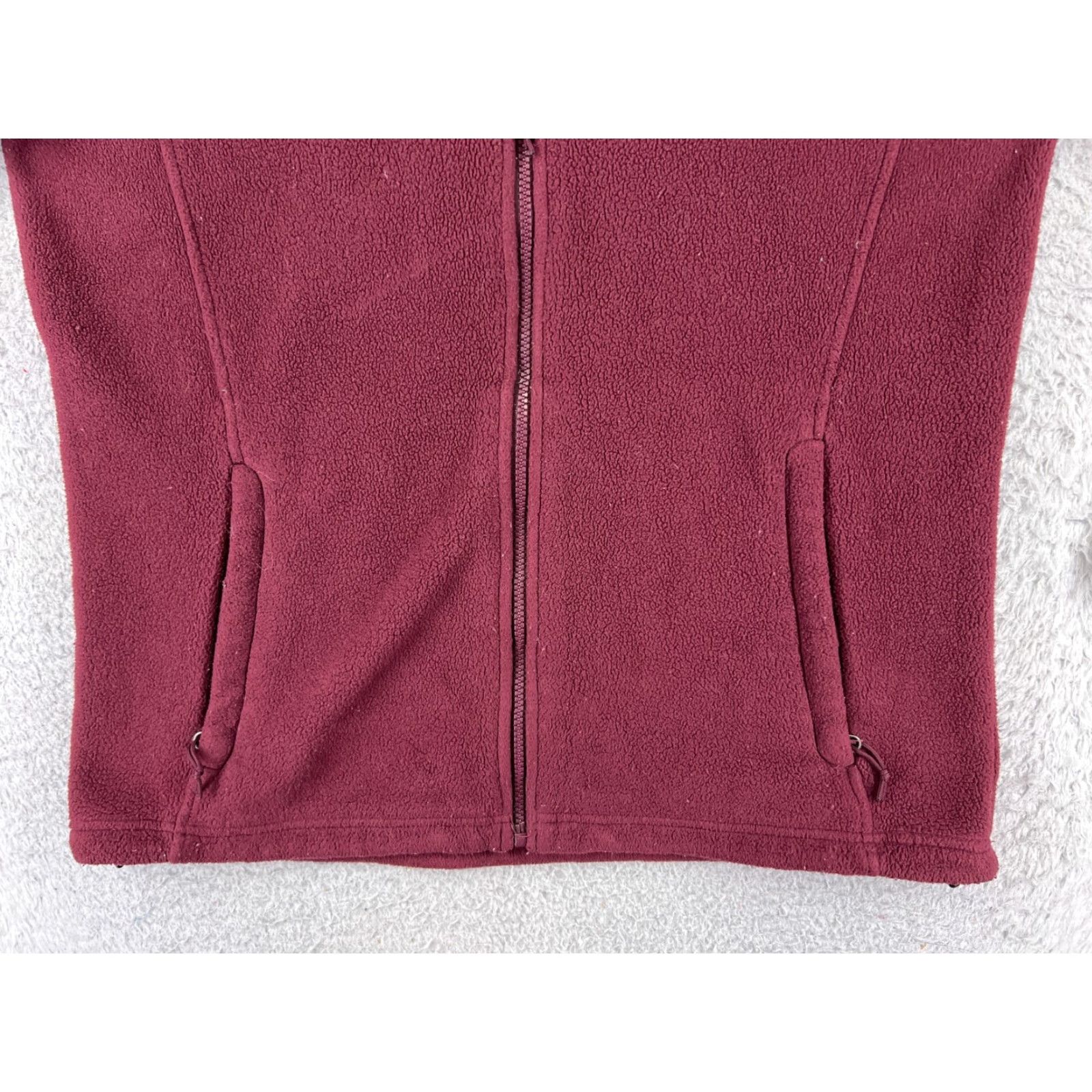 The North Face The North Face Jacket Women XL Red Full Zip Polyester Fleece Mock Neck Modern Casual, Travel, Workwear Mens? Women? Size XL / US 12-14 / IT 48-50 - 5 Thumbnail