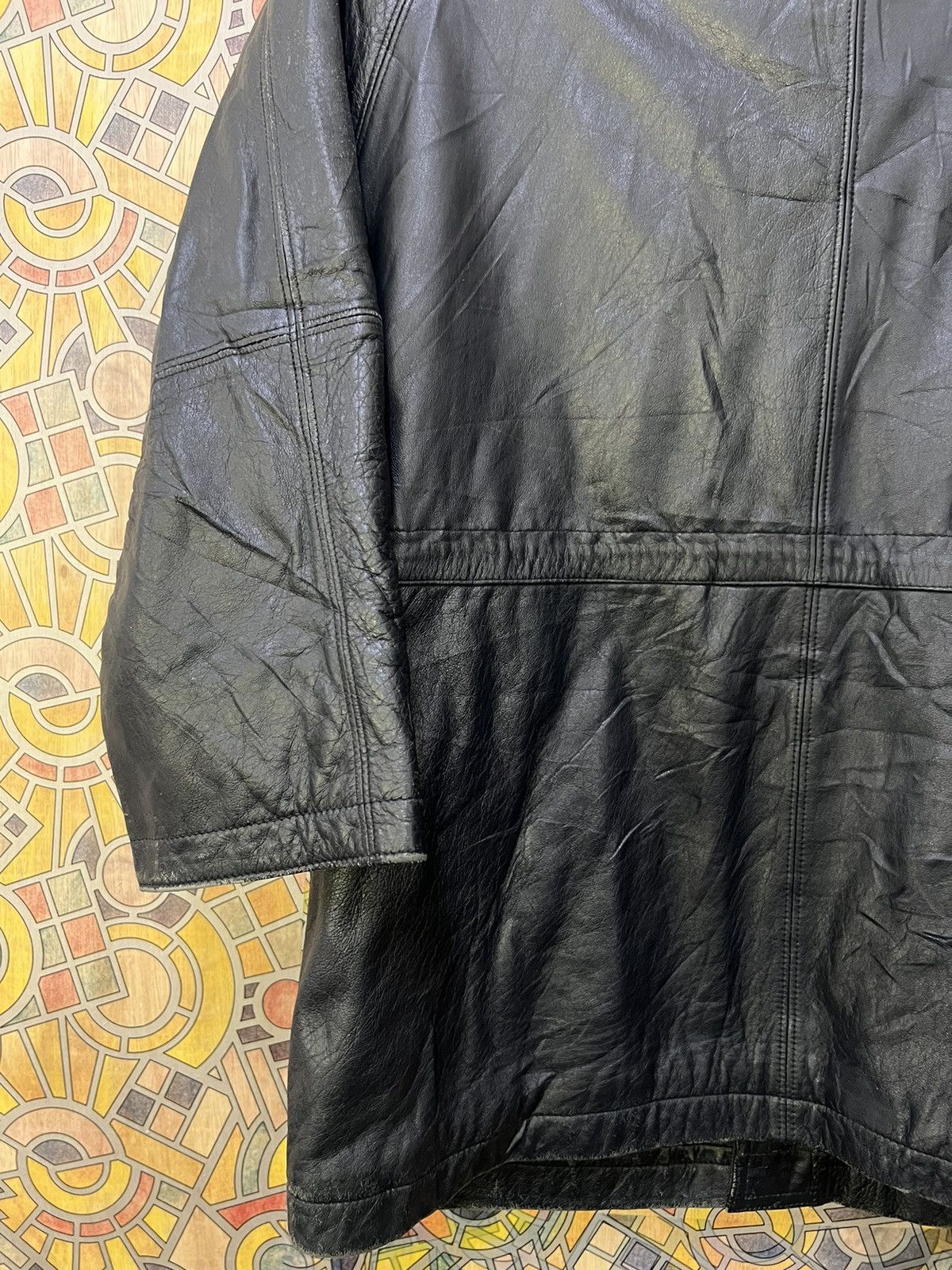 Other DOPIO LEATHER WEAR JACKET ITALIAN TASTE. GJ37 Size US L / EU 52-54 / 3 - 7 Thumbnail