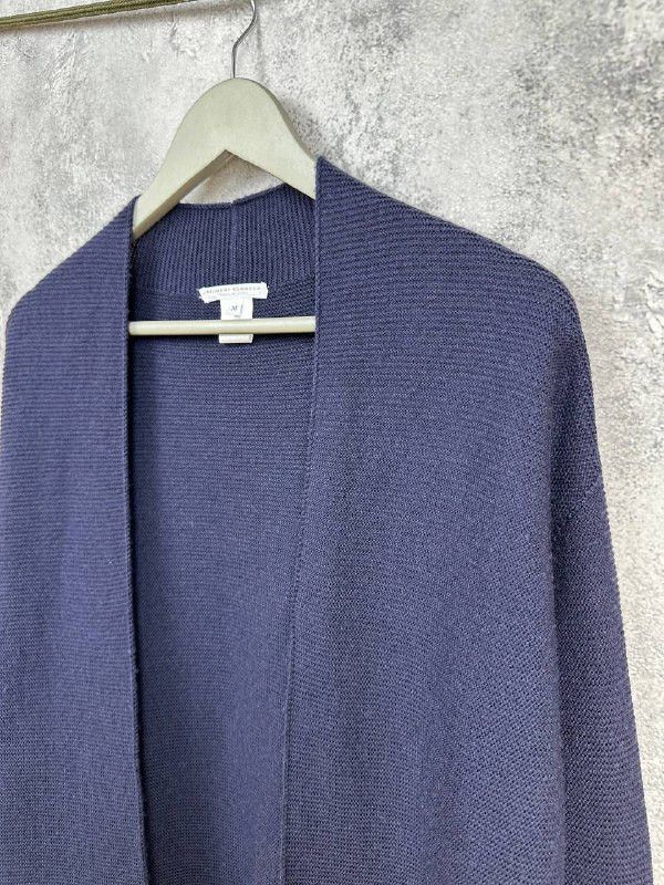 Other Hubert Gasser Open Front Lana Wool Knit Cardigan Sweater Size M / US 6-8 / IT 42-44 - 5 Thumbnail