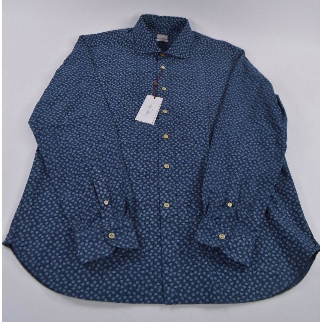 Luciano Barbera Luciano Barbera New with tags Shirt Size XL US In Blue Size US XL / EU 56 / 4 - 4 Thumbnail