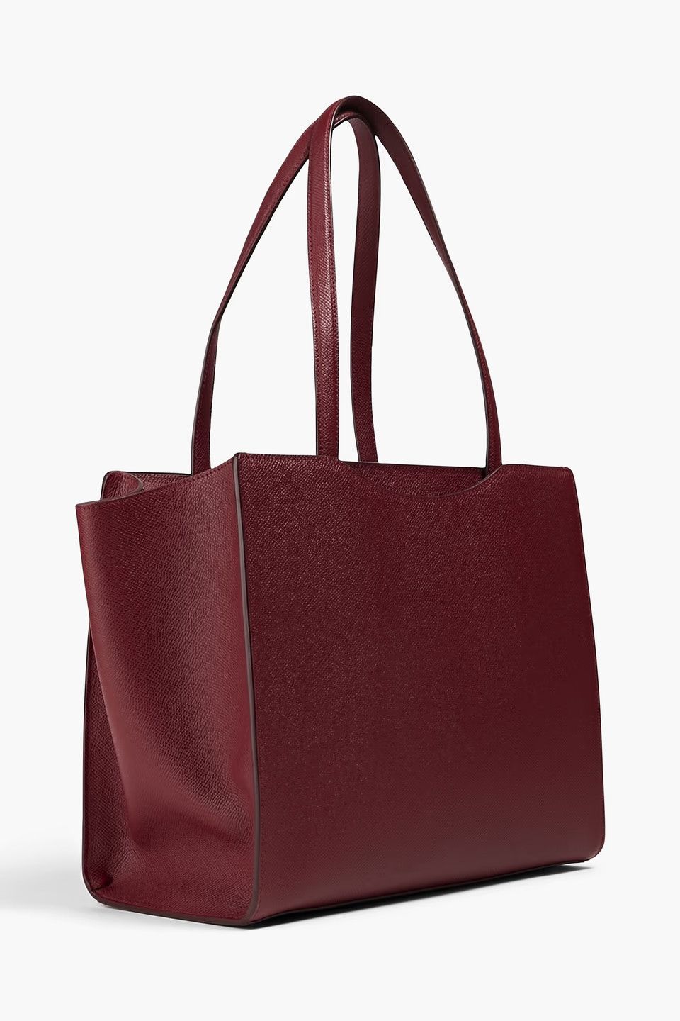 Salvatore Ferragamo o1s1rm0924 Size: OS / Gemini Leather Tote Bag in Burgundy Size ONE SIZE - 3 Thumbnail