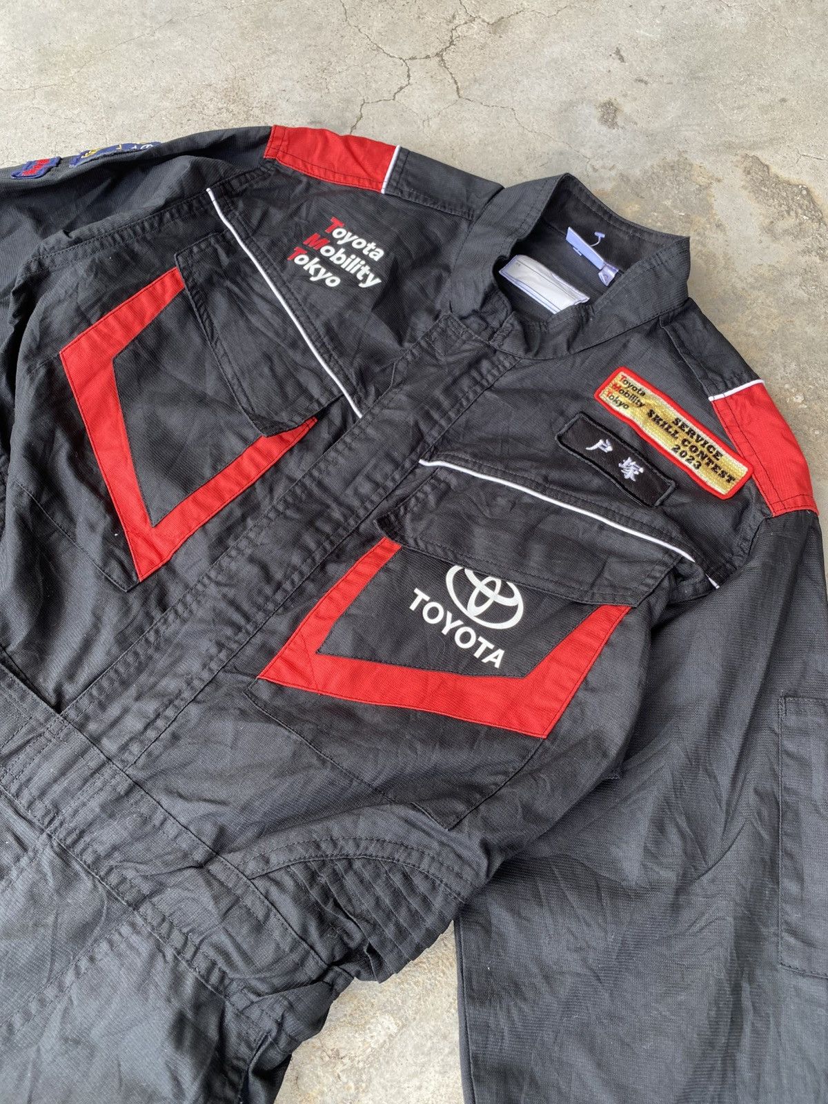 Other Vintage Toyota Racing Suit – Black & Red Jumpsuit Size US 31 - 2 Thumbnail