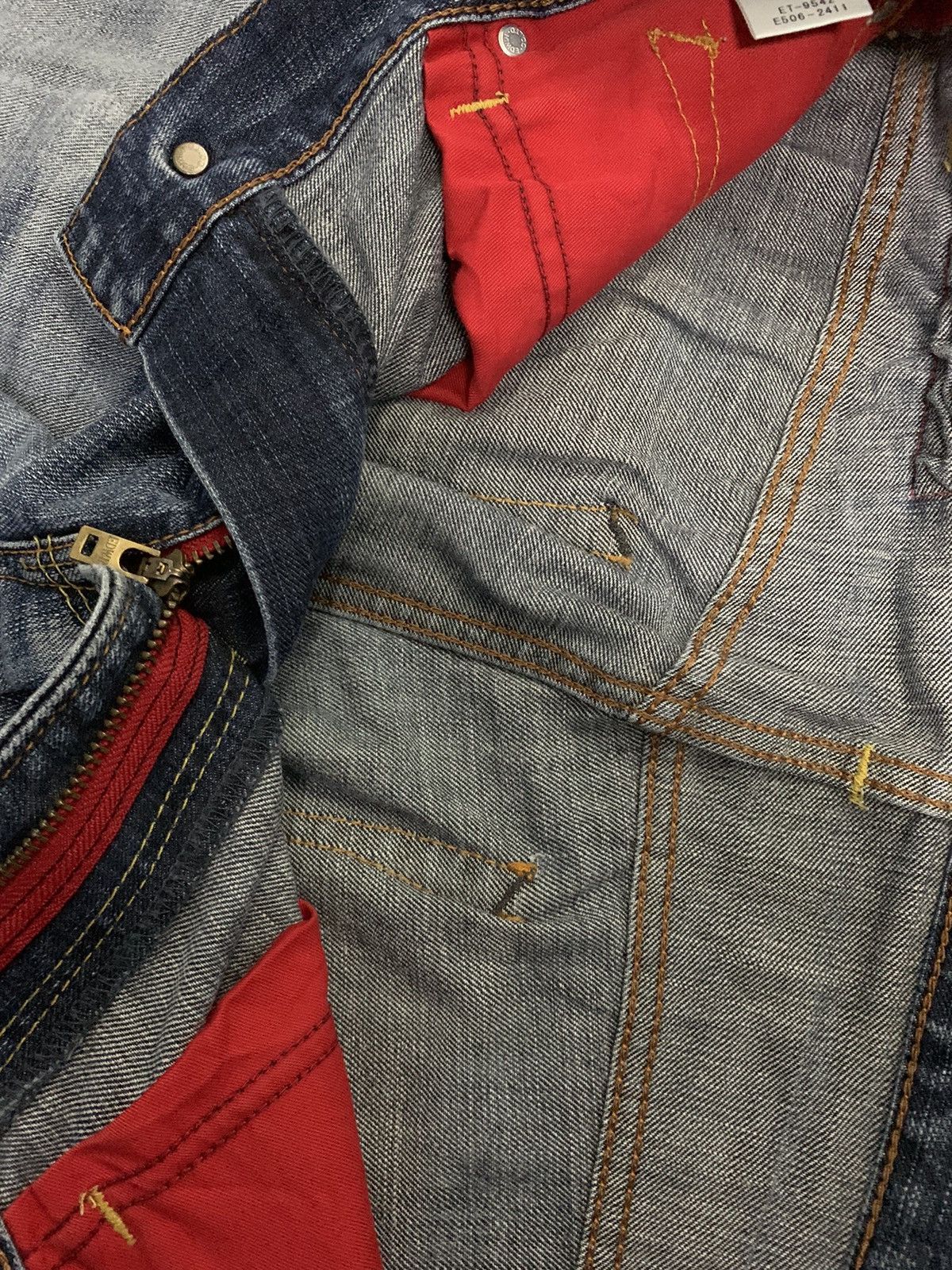 Edwin Vintage Edwin Blue Trip Relaxed Fit Distressed Grunge Jeans Size US 34 / EU 50 - 18 Thumbnail