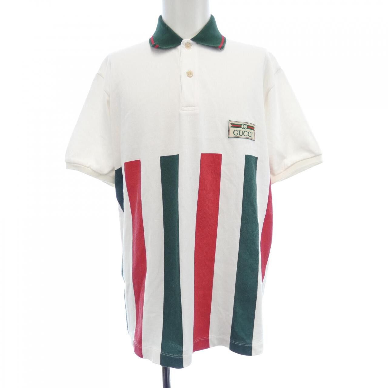 Gucci Gucci Gucci Polo Shirt Cotton Tops 623242 XJCGQ DUTY FREE for USA Size ONE SIZE - 1 Thumbnail