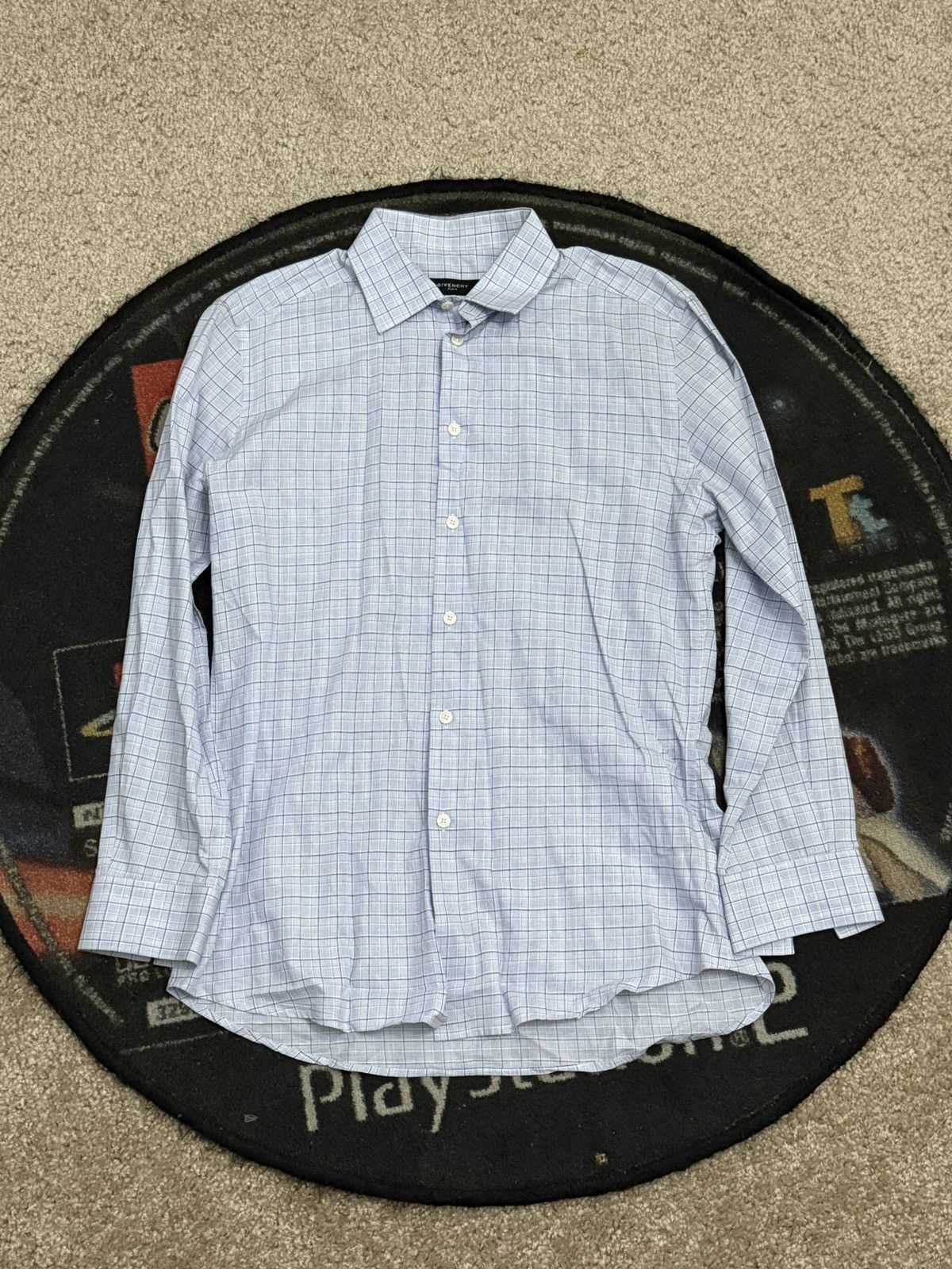 Givenchy Givenchy Checkered Shirt Size US L / EU 52-54 / 3 - 1 Thumbnail