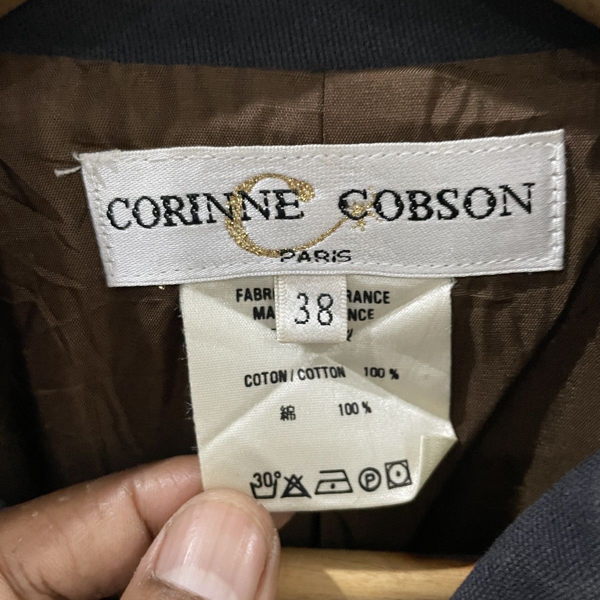 American Apparel Vintage Corinne Cobson France Workwear Jacket Size L / US 10 / IT 46 - 5 Thumbnail