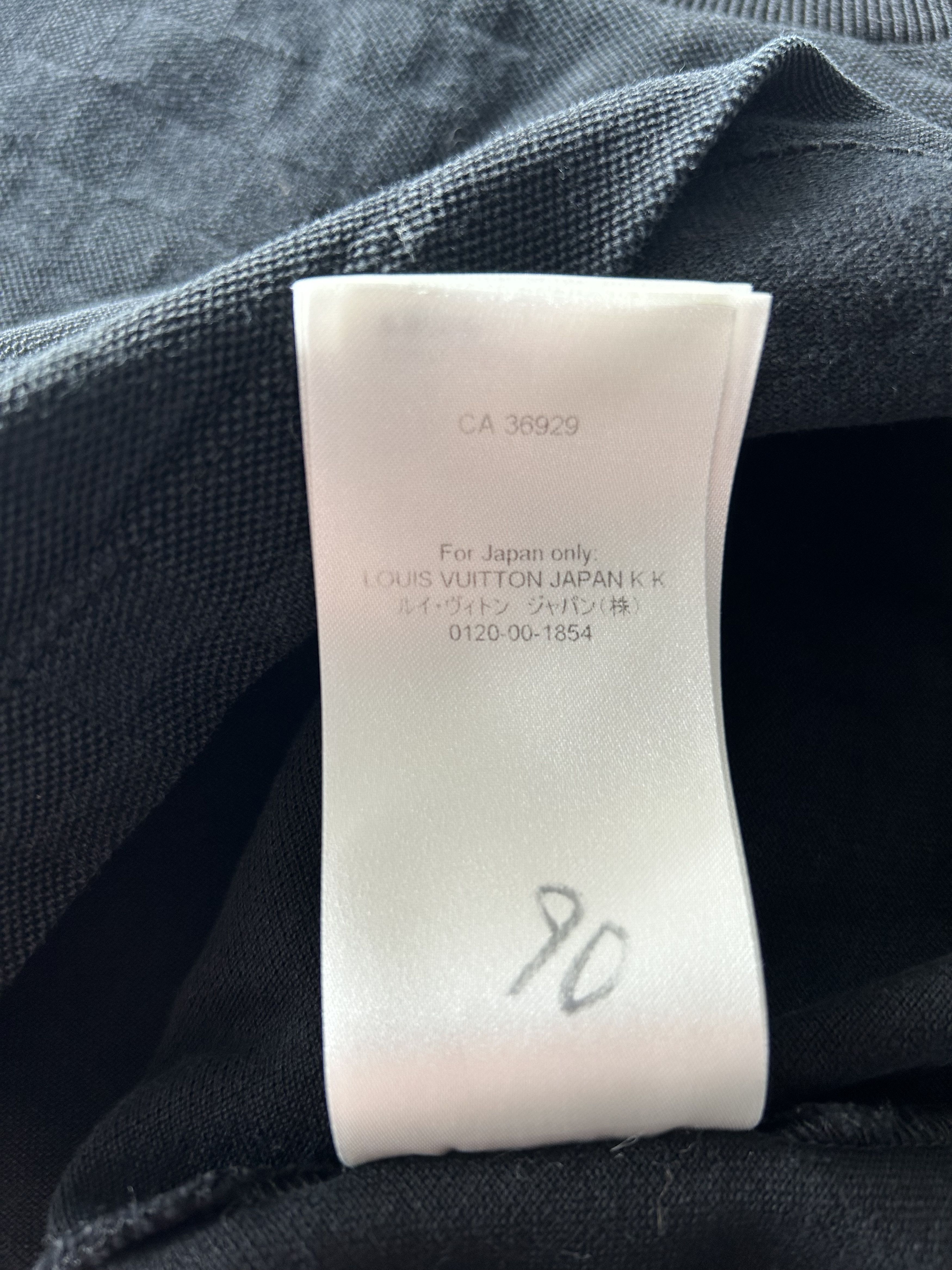 Louis Vuitton Louis Vuitton Black Half Damier Pocket T-Shirt Size US M / EU 48-50 / 2 - 8 Thumbnail