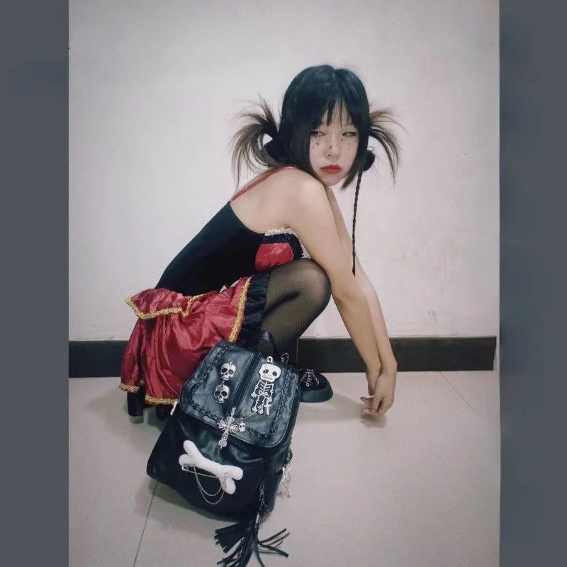 Japanese Brand × Vintage MBTI Gothic Y2k Backpacks Size ONE SIZE - 2 Thumbnail
