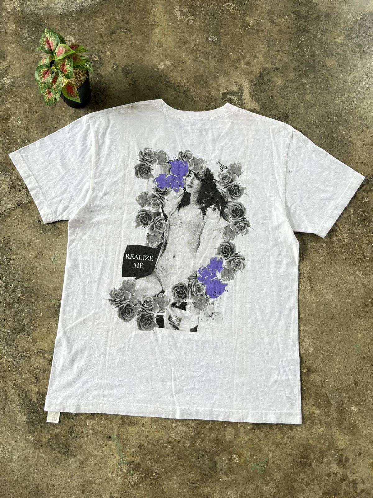 Japanese Brand × Montage ⚡️JAPAN⚡️Montage Naked Aya Kawasaki Back Hit Tee Size US M / EU 48-50 / 2 - 1 Thumbnail