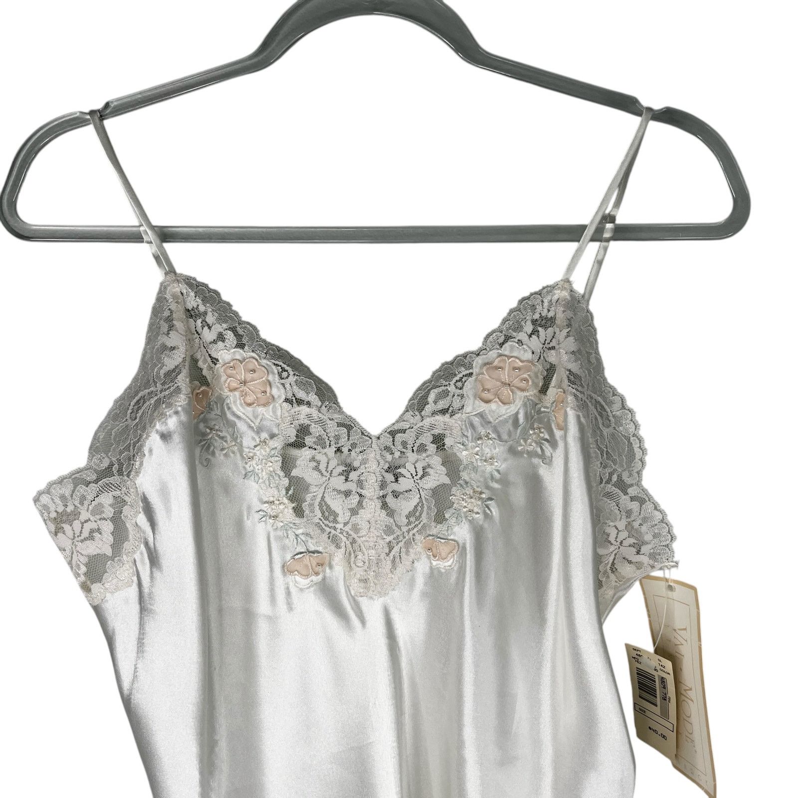 Other Val Mode Vintage Lingerie Wedding M/L Nightie Robe Lace New Size ONE SIZE - 16 Thumbnail