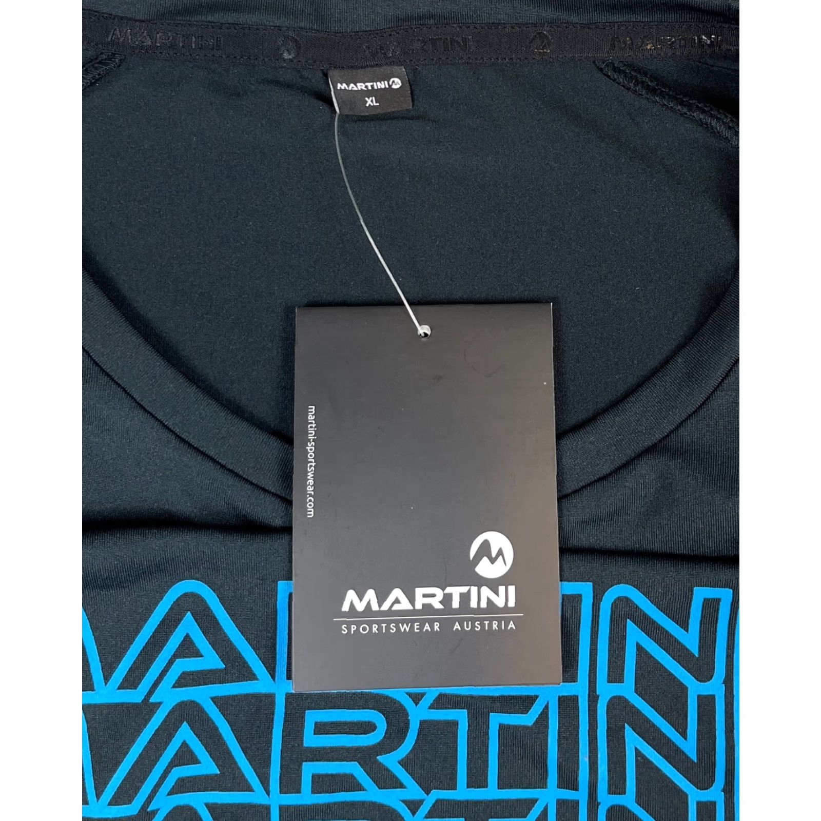 Vintage Martini Sportswear Austria Majestic Performance T-shirt Activewear XL Black Men Crew Neck Short Sleeve Moisture Wicking Breathable Gym & Training NWT Size US XL / EU 56 / 4 - 7 Thumbnail