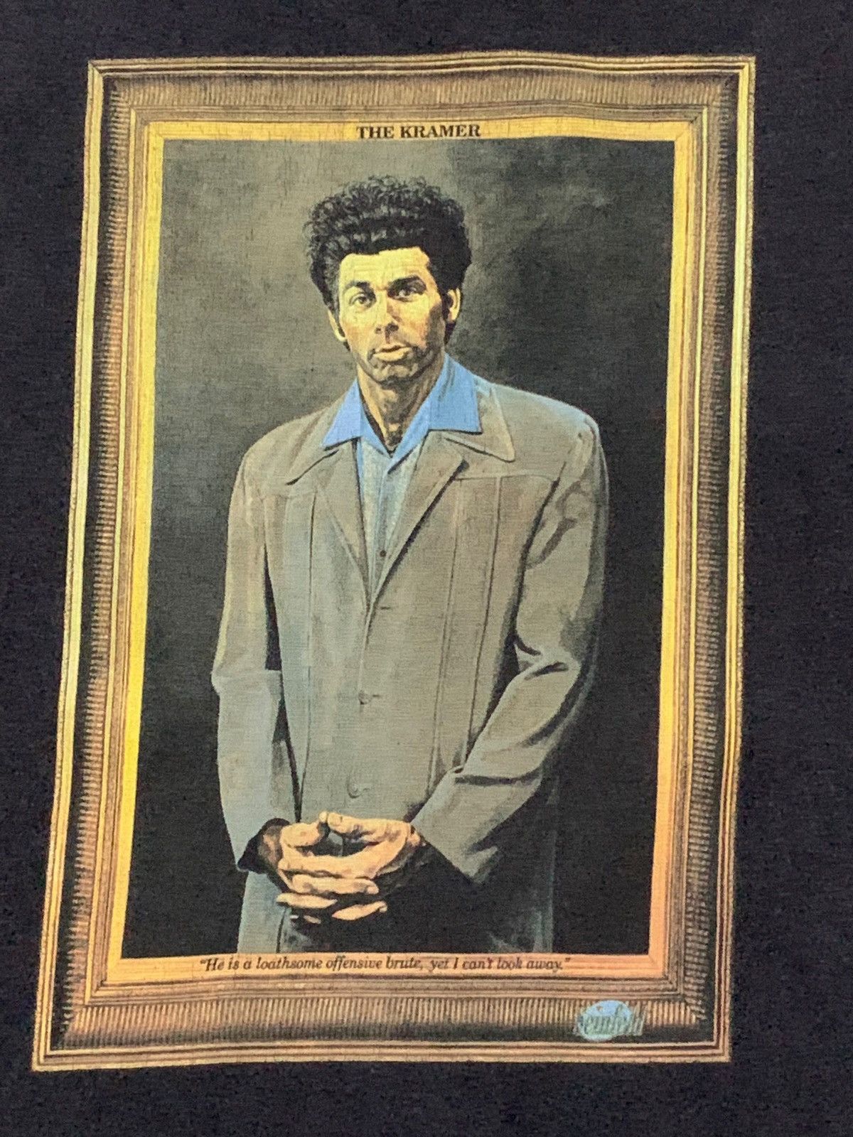 Ripple Junction × Vintage Vintage Y2k Seinfeld The Kramer Potrait TV Show Tee Size US L / EU 52-54 / 3 - 3 Thumbnail