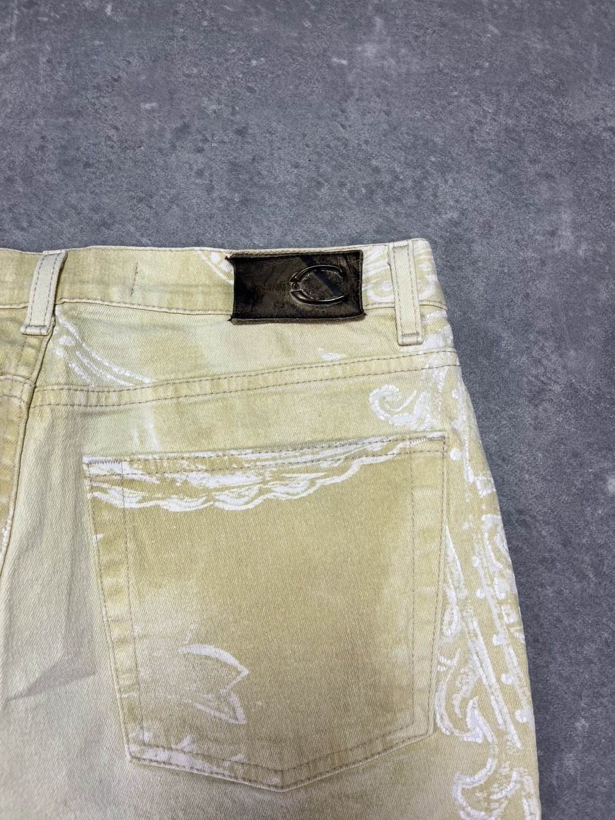 Just Cavalli AW03 Just Cavalli Astrology Tribal Jeans 30 Bandana Paisley Size US 30 / EU 46 - 13 Thumbnail