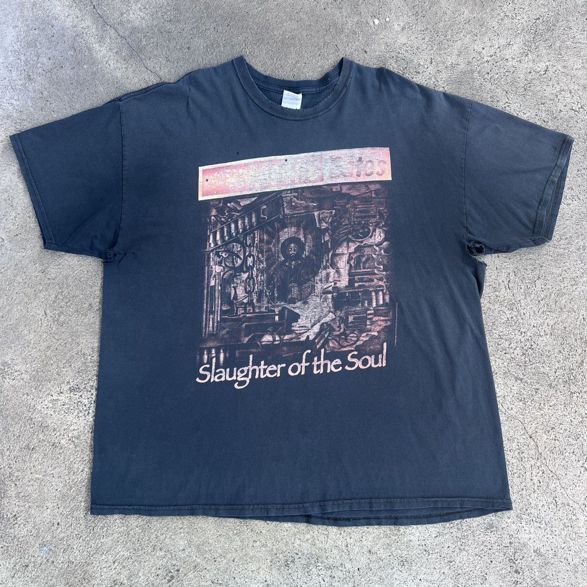 Vintage Vintage Y2K At The Gates 2XL Thrashed Faded death metal Size US XXL / EU 58 / 5 - 2 Thumbnail