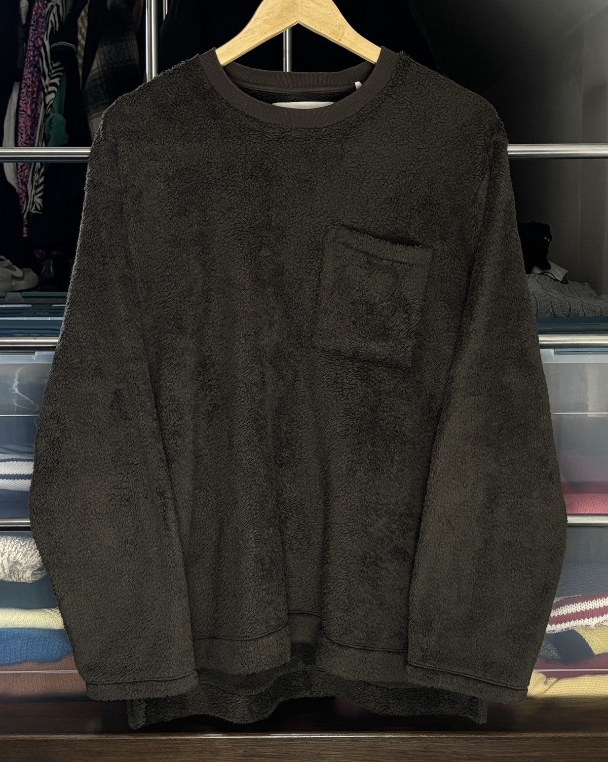 Our Legacy Our Legacy Mudd Polar Fleece Vintage Cozy Sweatshirt Size US L / EU 52-54 / 3 - 1 Thumbnail