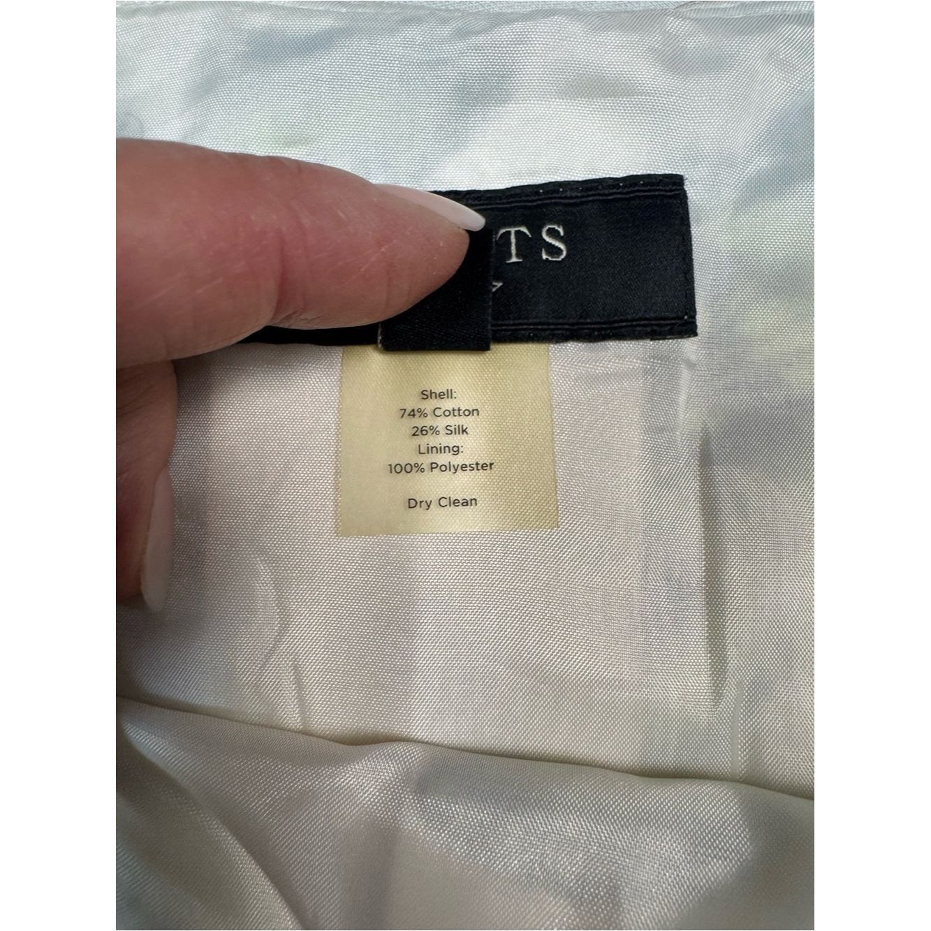 Talbots Talbots Butterfly Print A-Line Pleated Silk Cotton Blend Sk Size 30" / US 8 / IT 44 - 7 Thumbnail