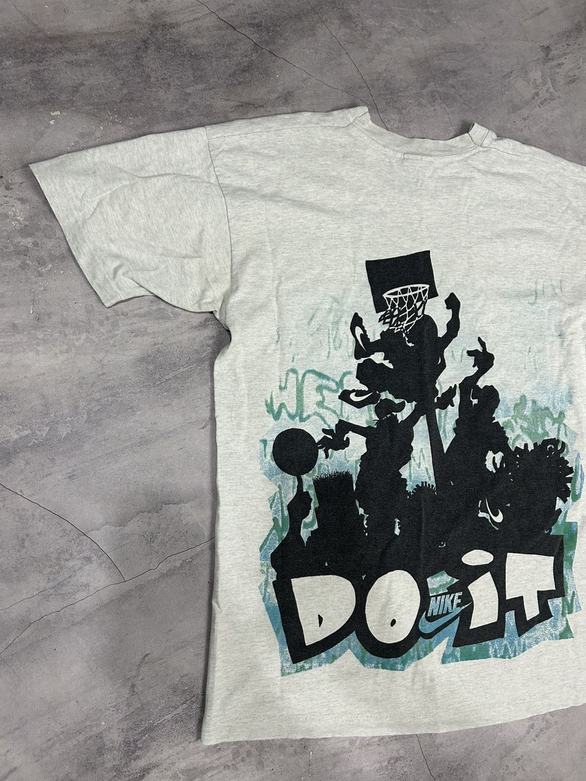 Nike Vintage Nike Just Do It Basketball T-Shirt Single Stitch Size US S / EU 44-46 / 1 - 8 Thumbnail