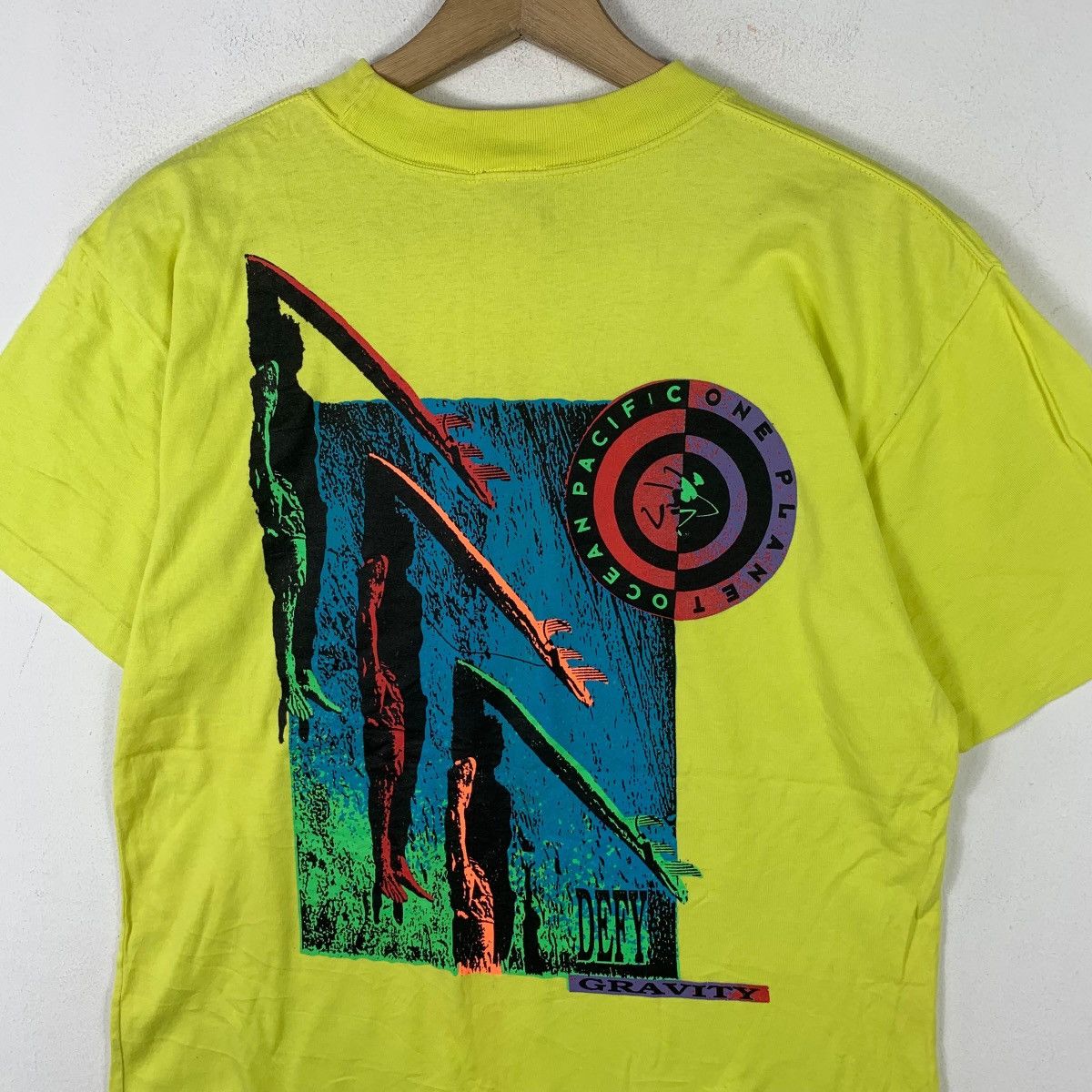 Ocean Pacific Vintage OCEAN PACIFIC OP One Planet Defy Gravity Tee Shirt Size US S / EU 44-46 / 1 - 5 Thumbnail
