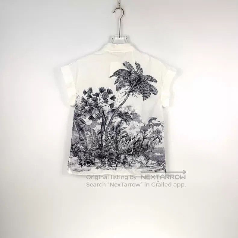Dior Dior White coconut bee embroidery shirt Size XXS / US 00 / IT 34 - 4 Thumbnail