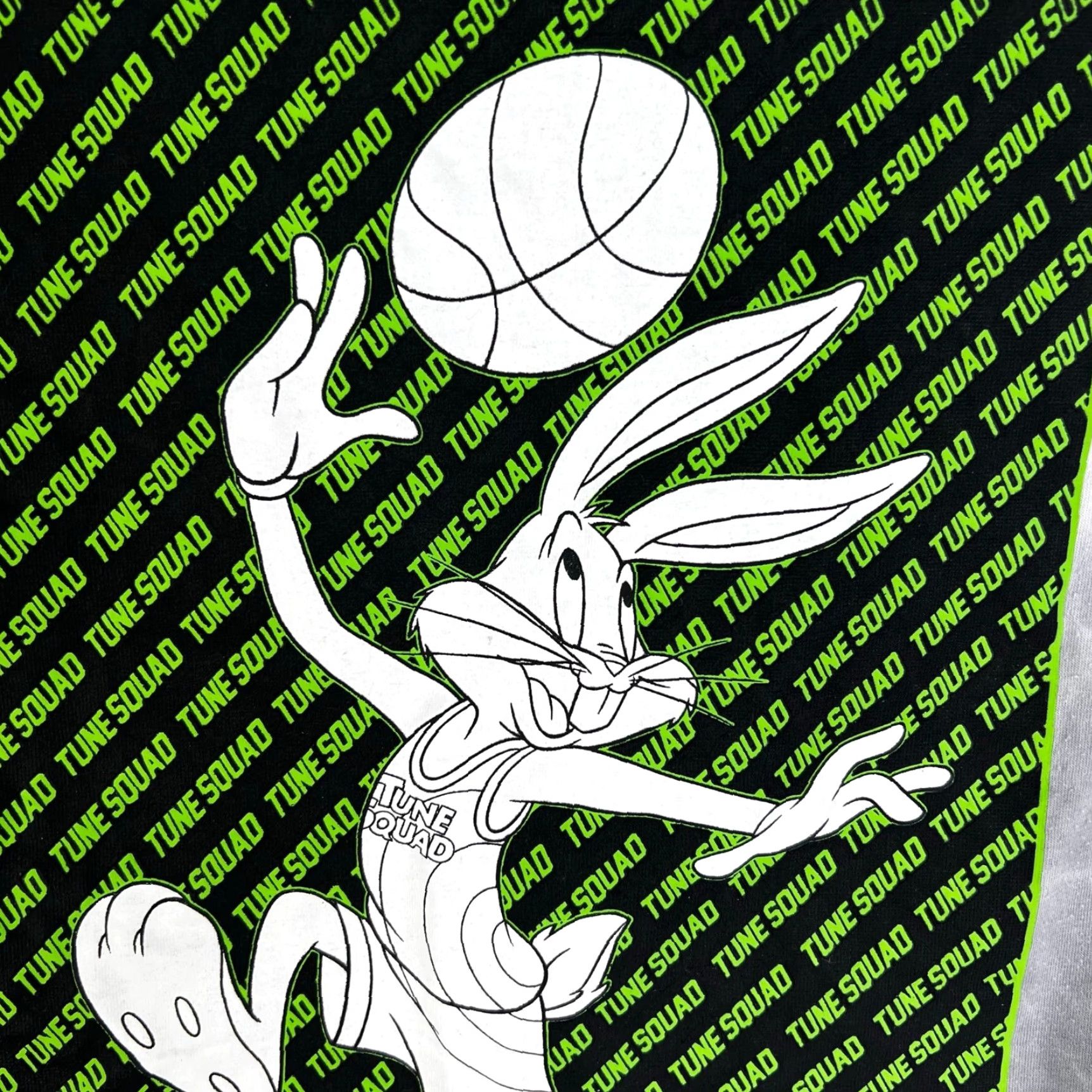 Vintage Space Jam Bugs Bunny Tie Dye Men’s L T-Shirt Gray Looney Tunes Squad Shirt Graphic Print Cartoon 2010s Mens Size US L / EU 52-54 / 3 - 2 Thumbnail