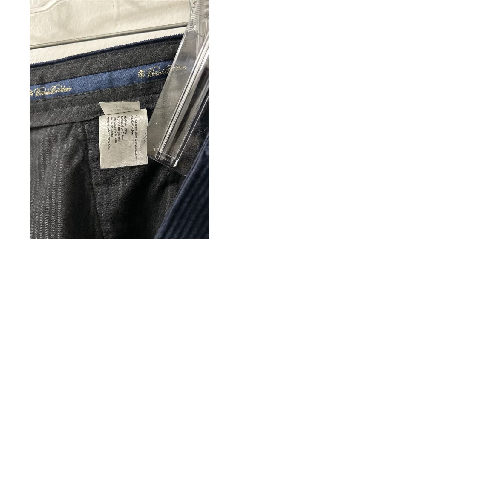 Brooks Brothers Brooks Brothers Hudson Corduroy Pants Mens 40x30 Navy Blue Straight Leg Trousers Dress Pants Slacks Casual Business Mens Regular Size 40 Blue Size US 40 / EU 56 - 9 Thumbnail