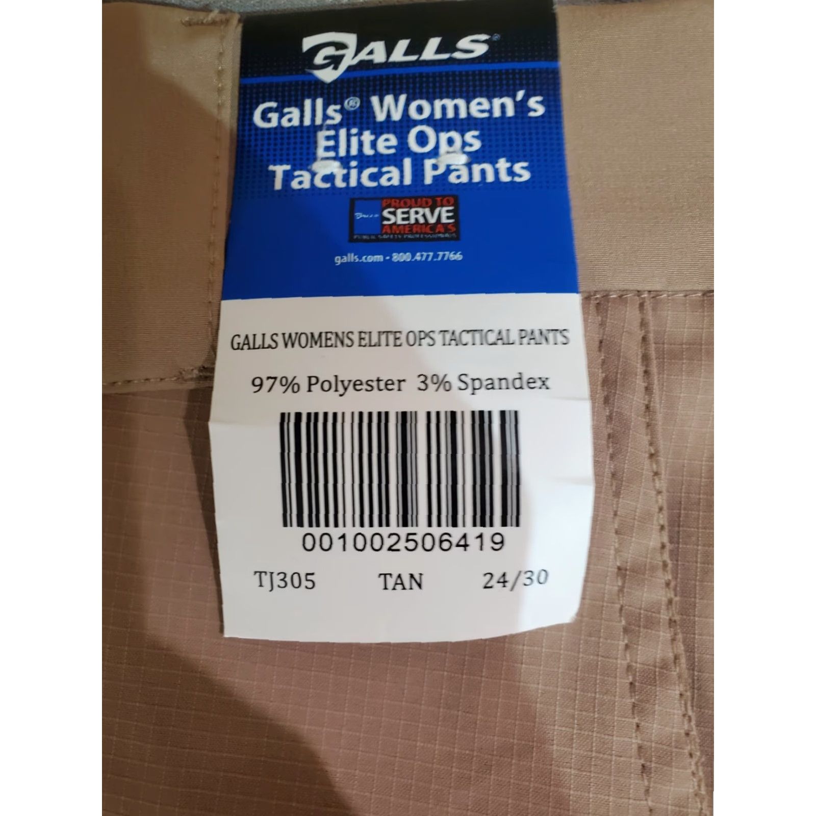 Vintage **GALLS Signature WOMENS Khaki 24x30 Elite Ops TACTICAL PANTS** User: **GALLS Signature WOMENS Khaki Elite Ops TACTICAL PANTS 24x30** Size 42" / US 20 - 4 Thumbnail