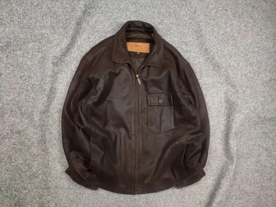 Timberland Vintage Weathergear Type I pocket Leather Jacket