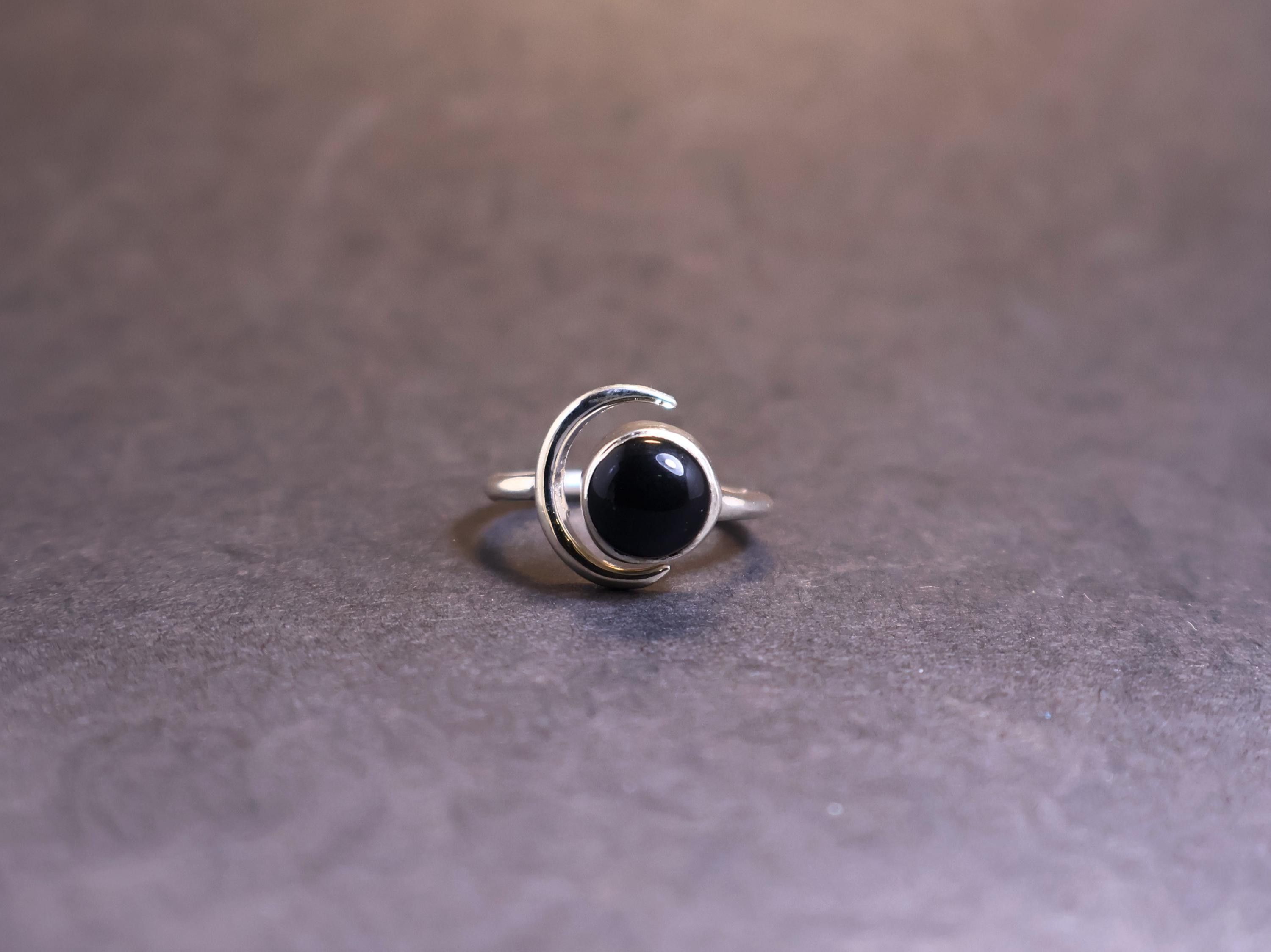 Handmade Black Onyx Ring, 925 Sterling Silver Handmade Jewelry, Gifts Size ONE SIZE - 3 Thumbnail