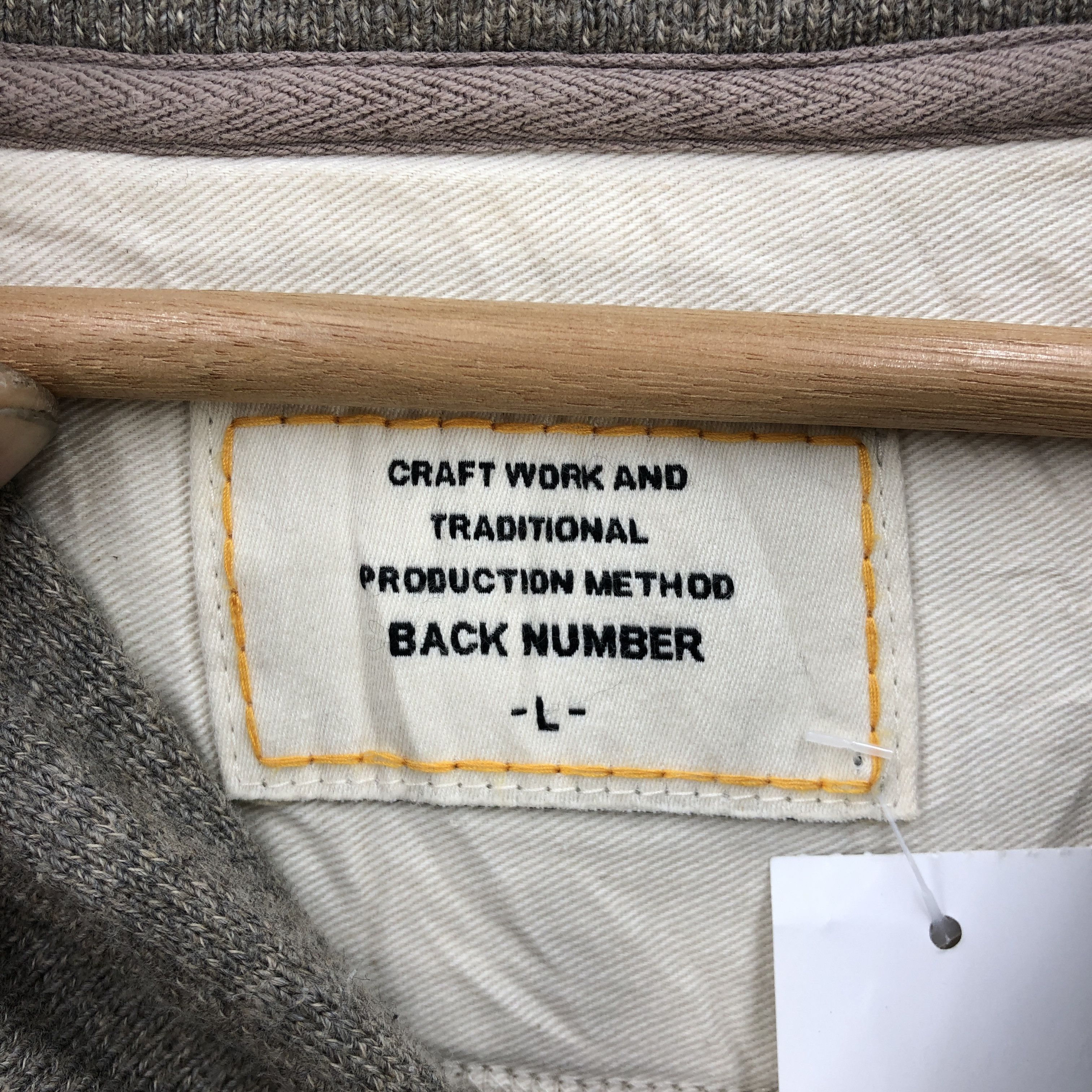 Japanese Brand Vintage Y2K Back Number Sweater Japanese Cardigan Jumper Size US L / EU 52-54 / 3 - 4 Thumbnail