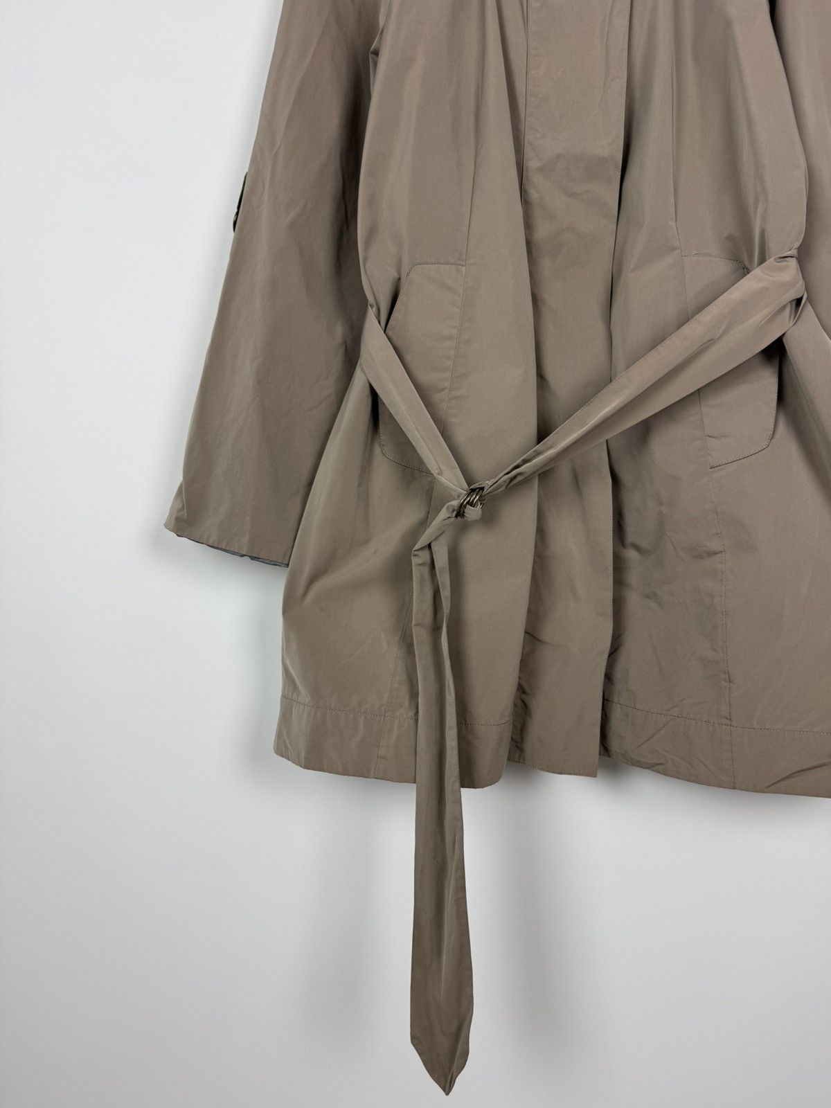 Brunello Cucinelli Rivamonti by Brunello Cucinelli Woman’s Trench Coat Jacket Size XL / US 12-14 / IT 48-50 - 8 Thumbnail