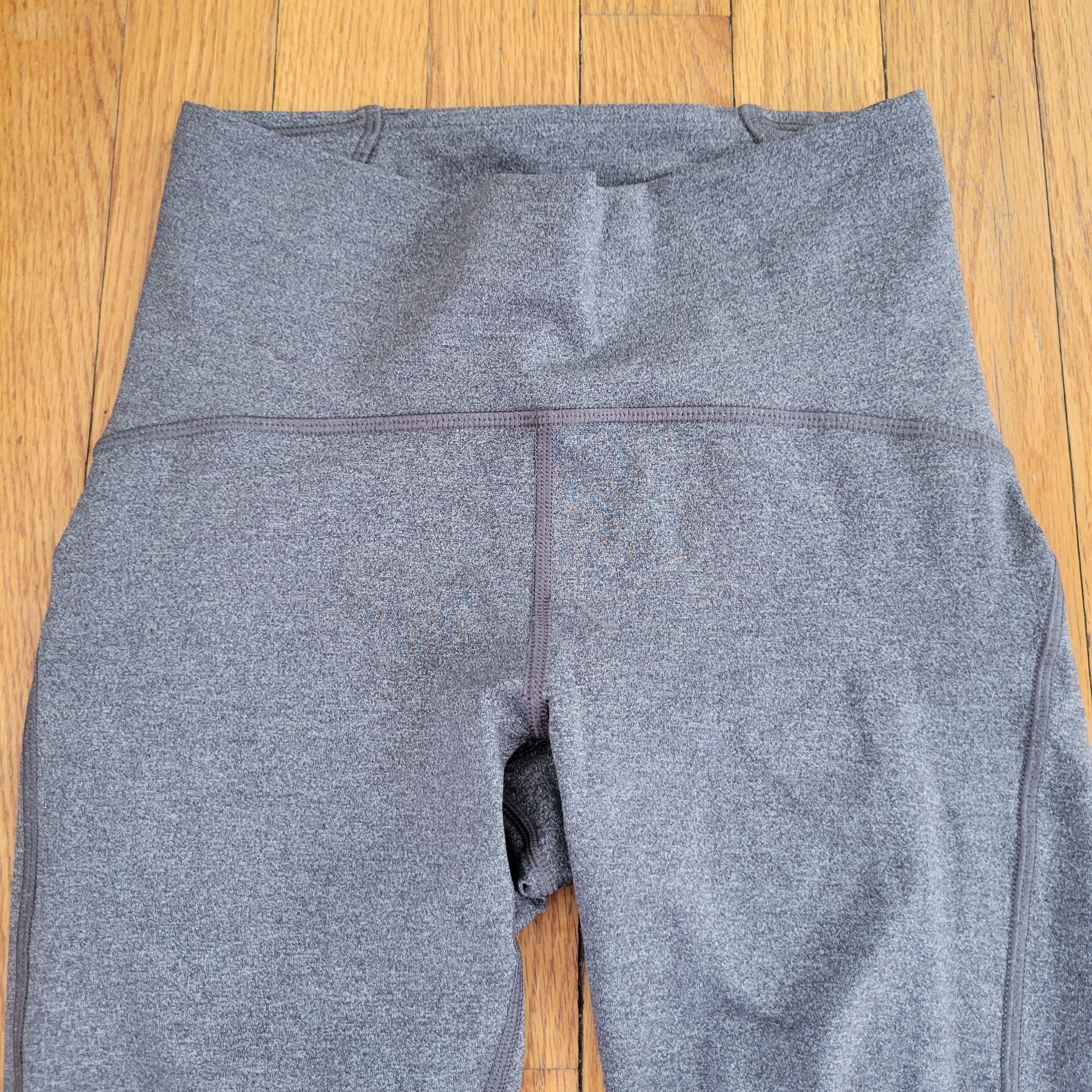 Lululemon Lululemon TRAIN TIMES 7/8 High-Rise Heathered Gray Leggings Size 27" / US 4 / IT 40 - 8 Thumbnail