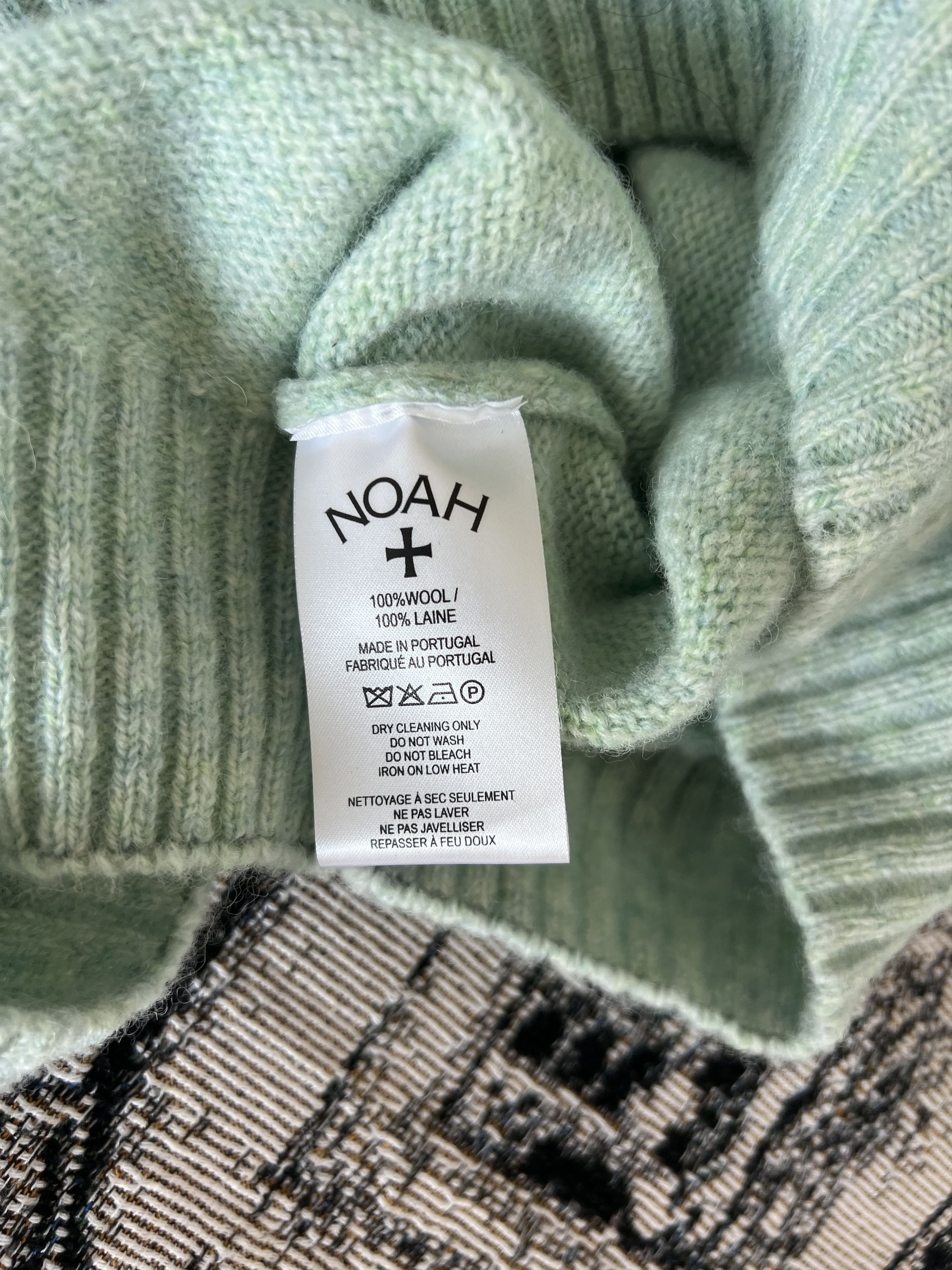 Noah Noah NY Sailboat Embroidered Shetland Wool Sweater in Green Size US XXL / EU 58 / 5 - 8 Thumbnail