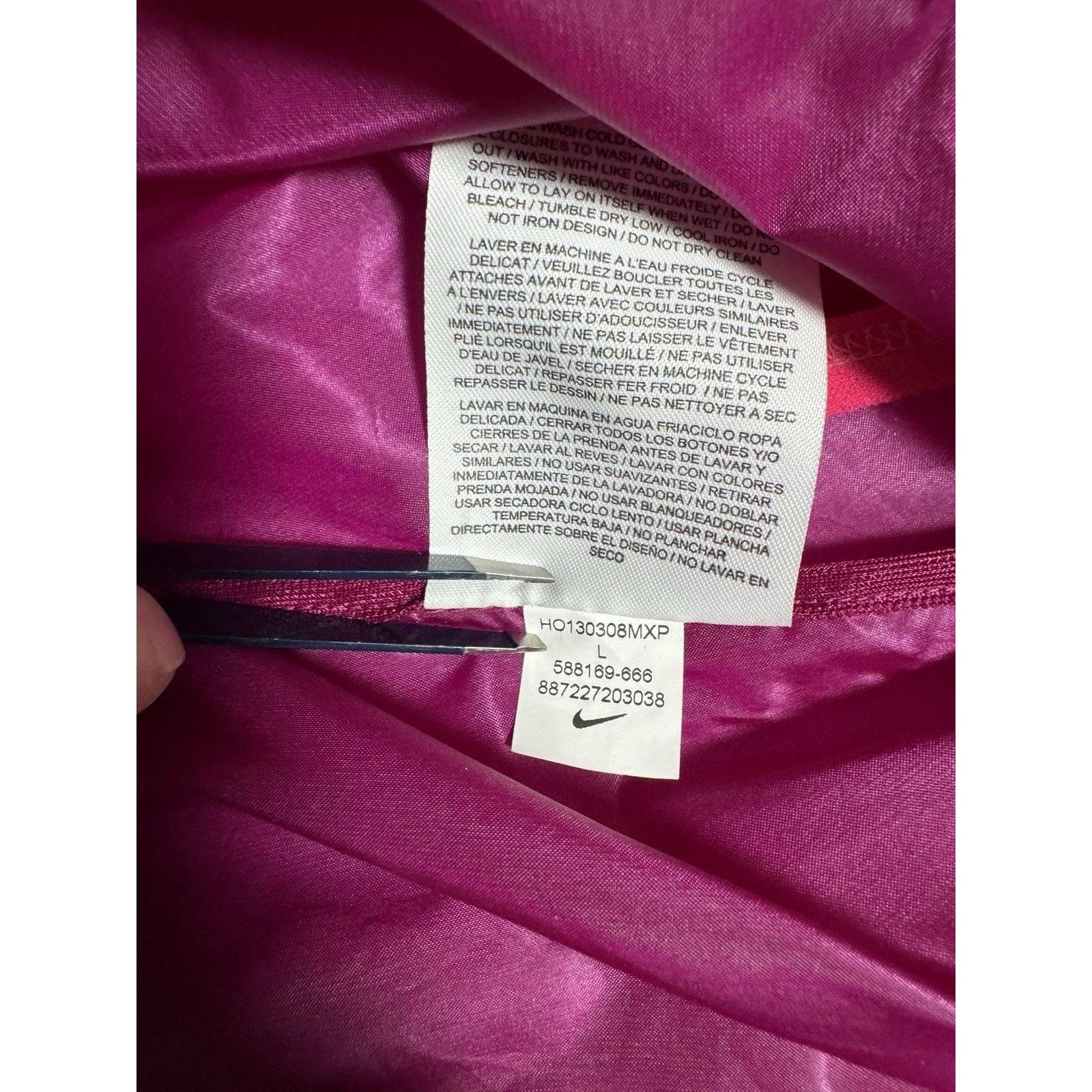 Nike Nike Running Womens Lightweight Jacket Size L Size L / US 10 / IT 46 - 12 Thumbnail